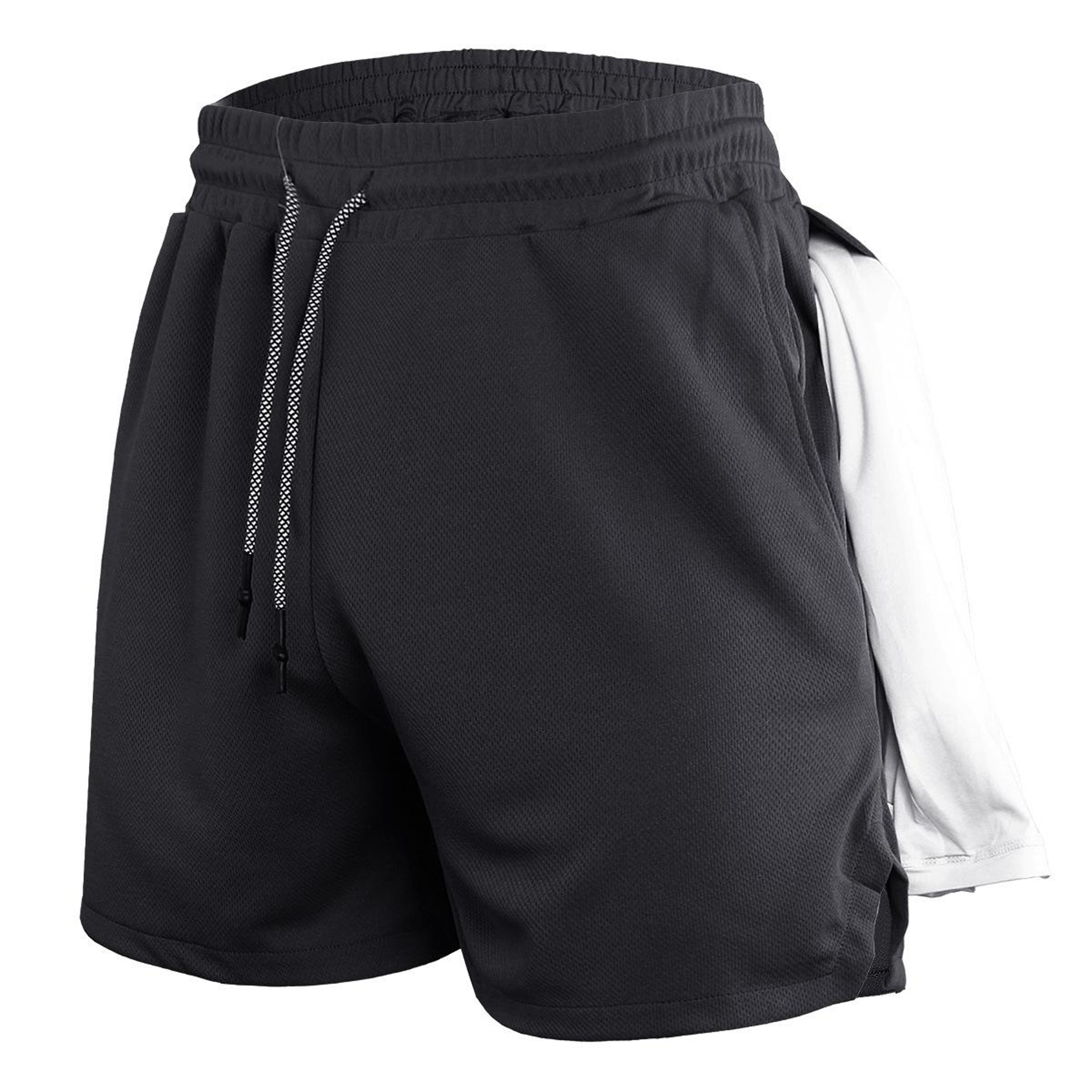 Men Quick Dry Athletic Shorts with Towel Loop Breathable Gym Running Shorts – view 10