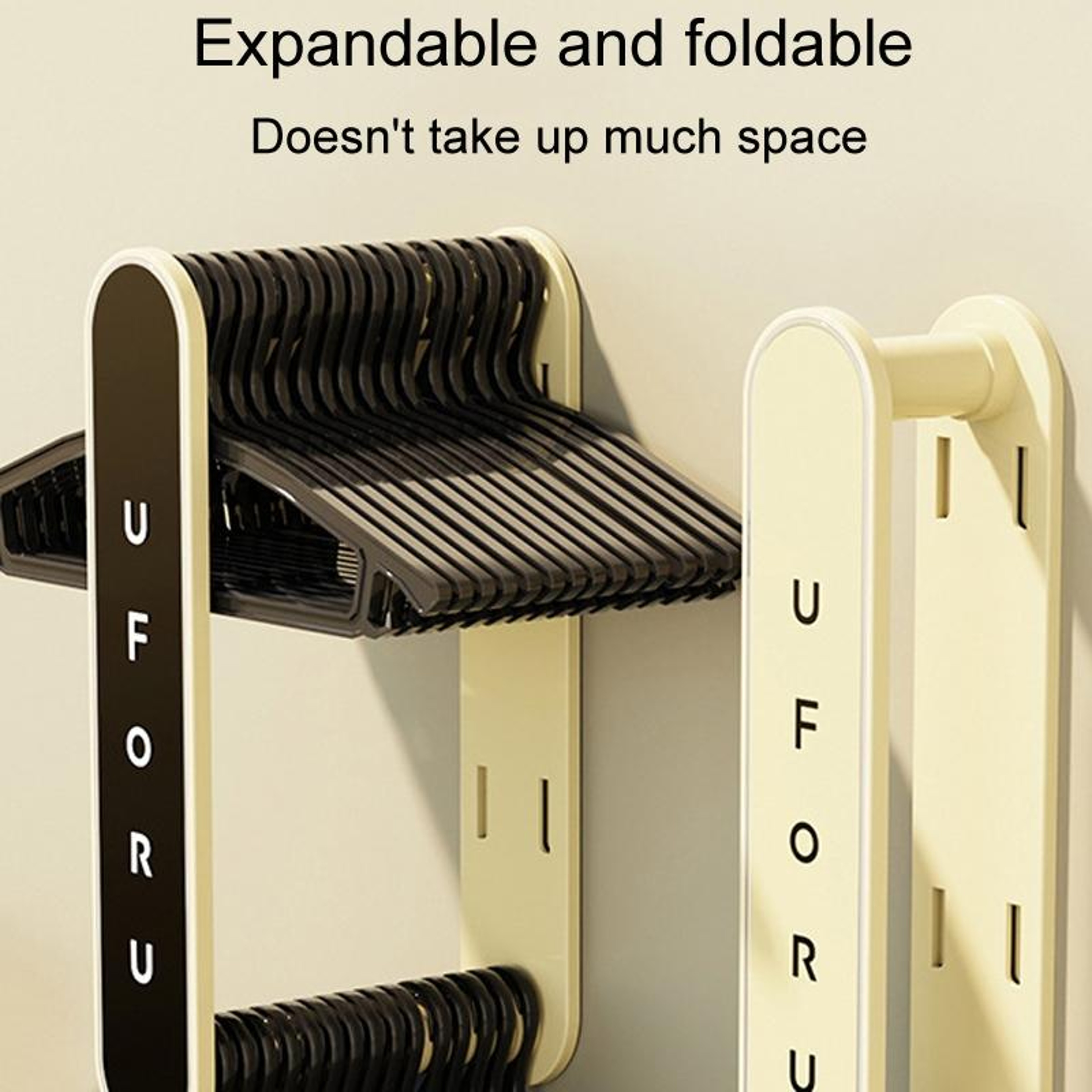 Retractable Clothes Rack Organizer | Wall-Mounted Foldable Laundry Drying Rack for Balcony Storage – view 6