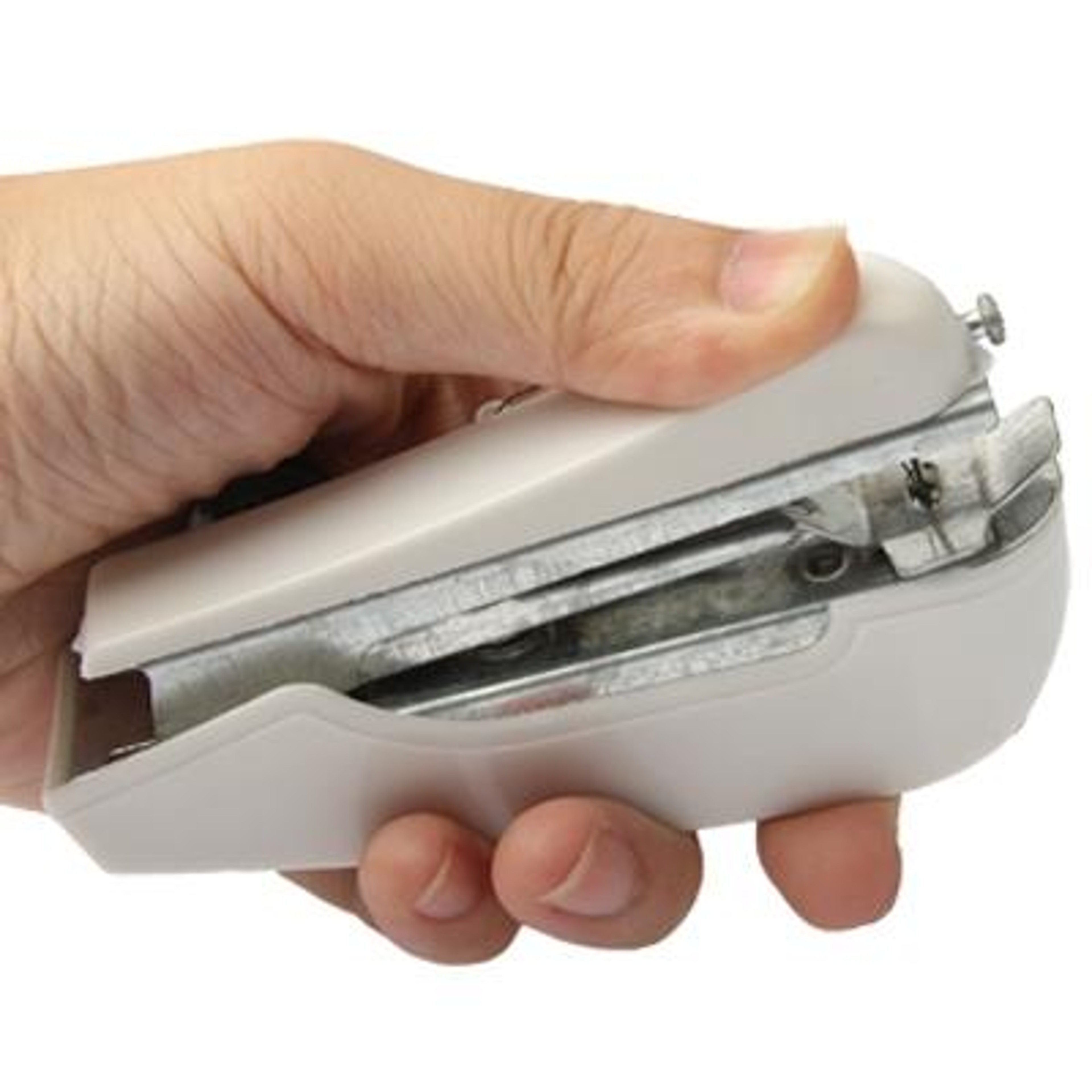 Handheld Mini Sewing Machine Portable Quick Clothing Repair Tool for Fabric Fixes Travel Use – view 4