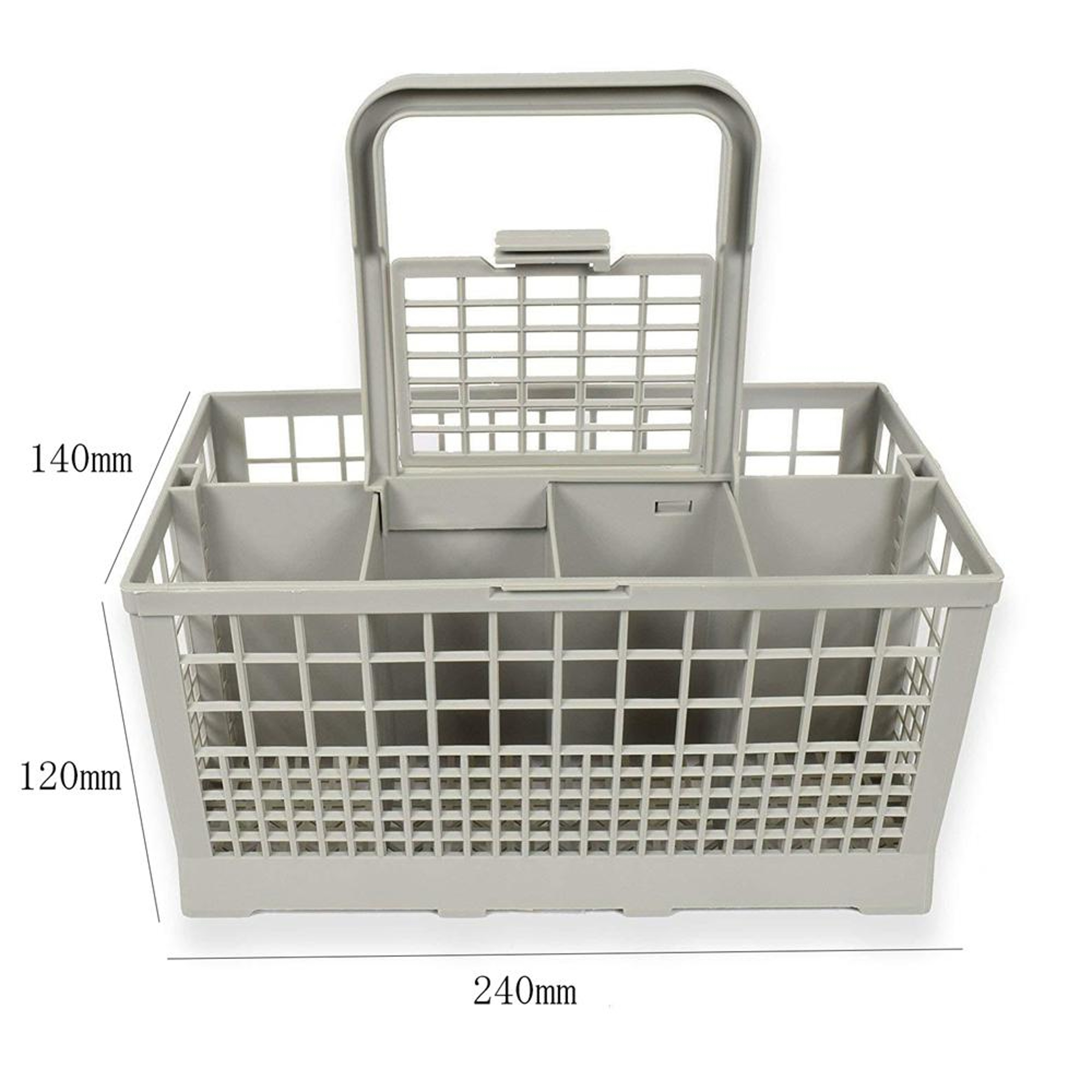 Universal Dishwasher Cutlery Basket Replacement Storage Box With Removable Handle 5