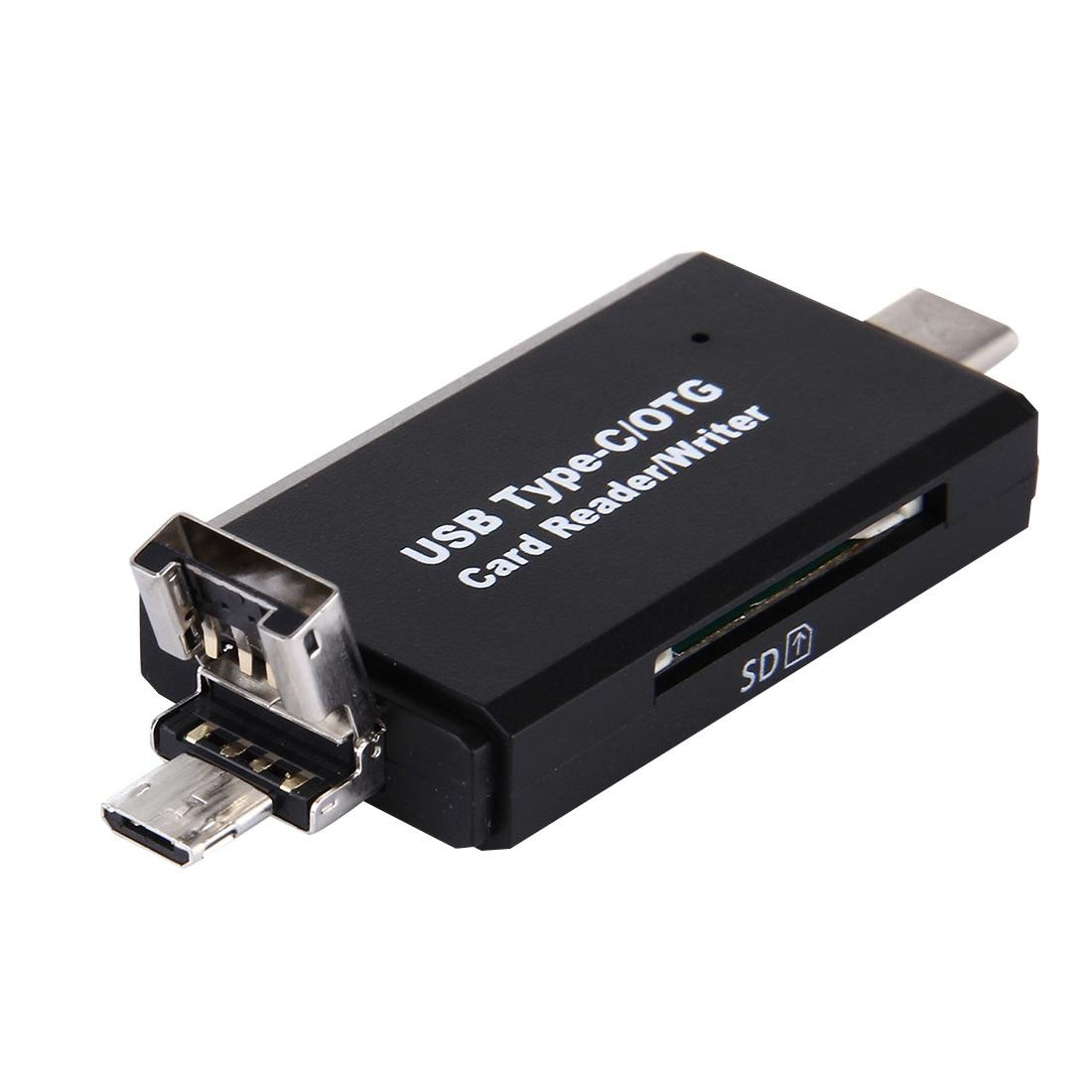 3 In 1 USB C Card Reader Adapter With OTG Micro USB SD  Micro SD Support 3