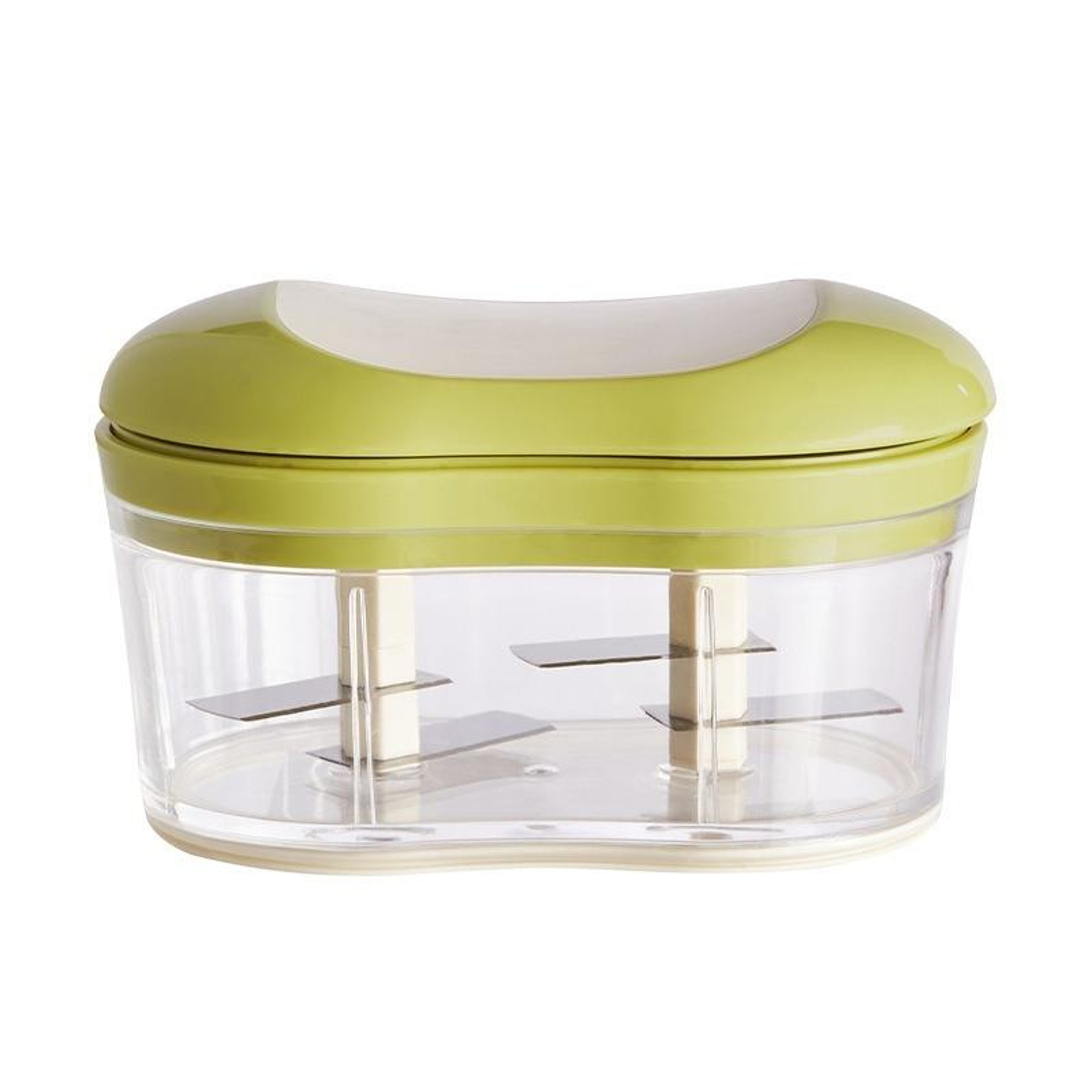 Manual Garlic Chopper HandPushed Food Processor  Vegetable Cutter 1