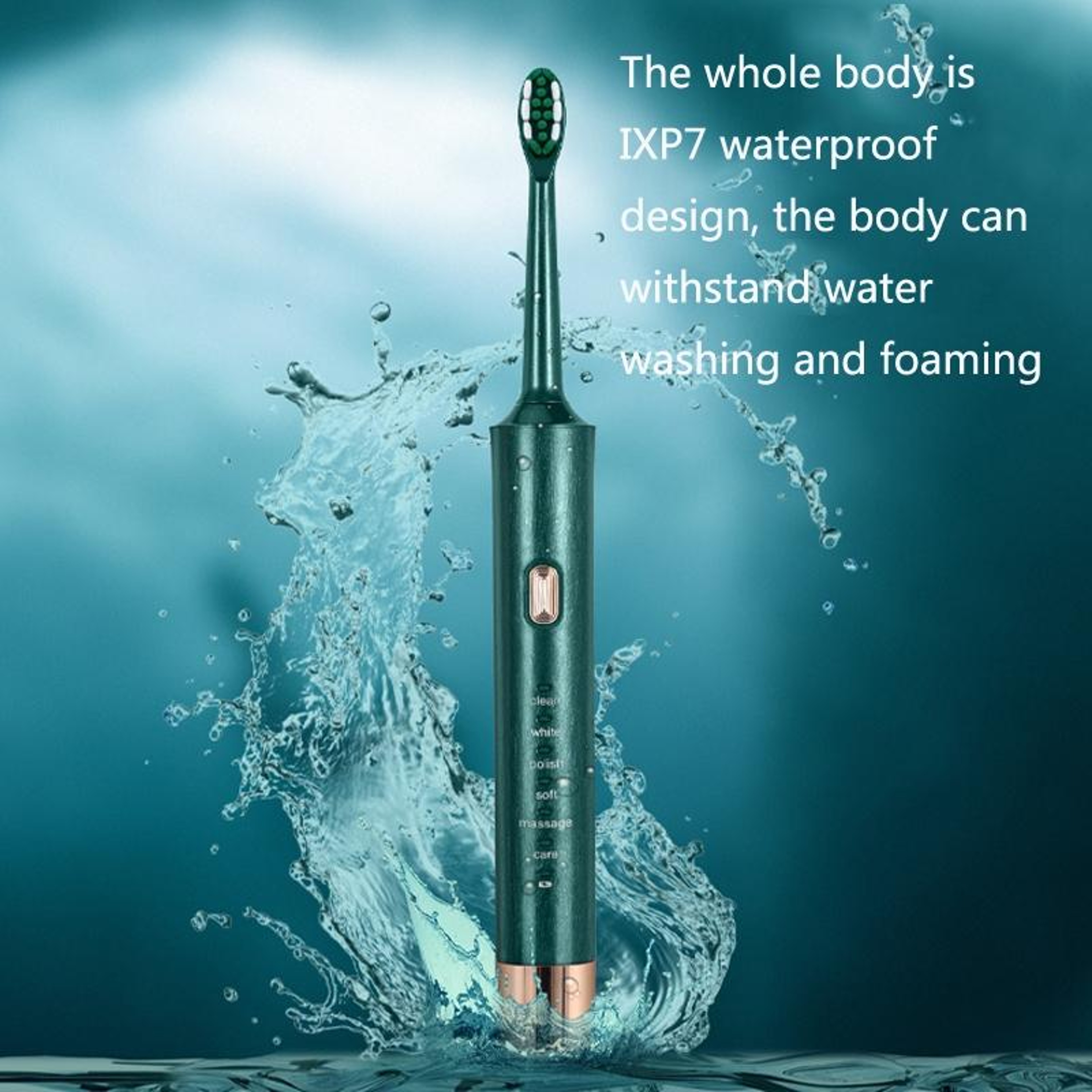 AW175 Sonic Electric Toothbrush Set For Couples Rechargeable Waterproof Oral Care 2