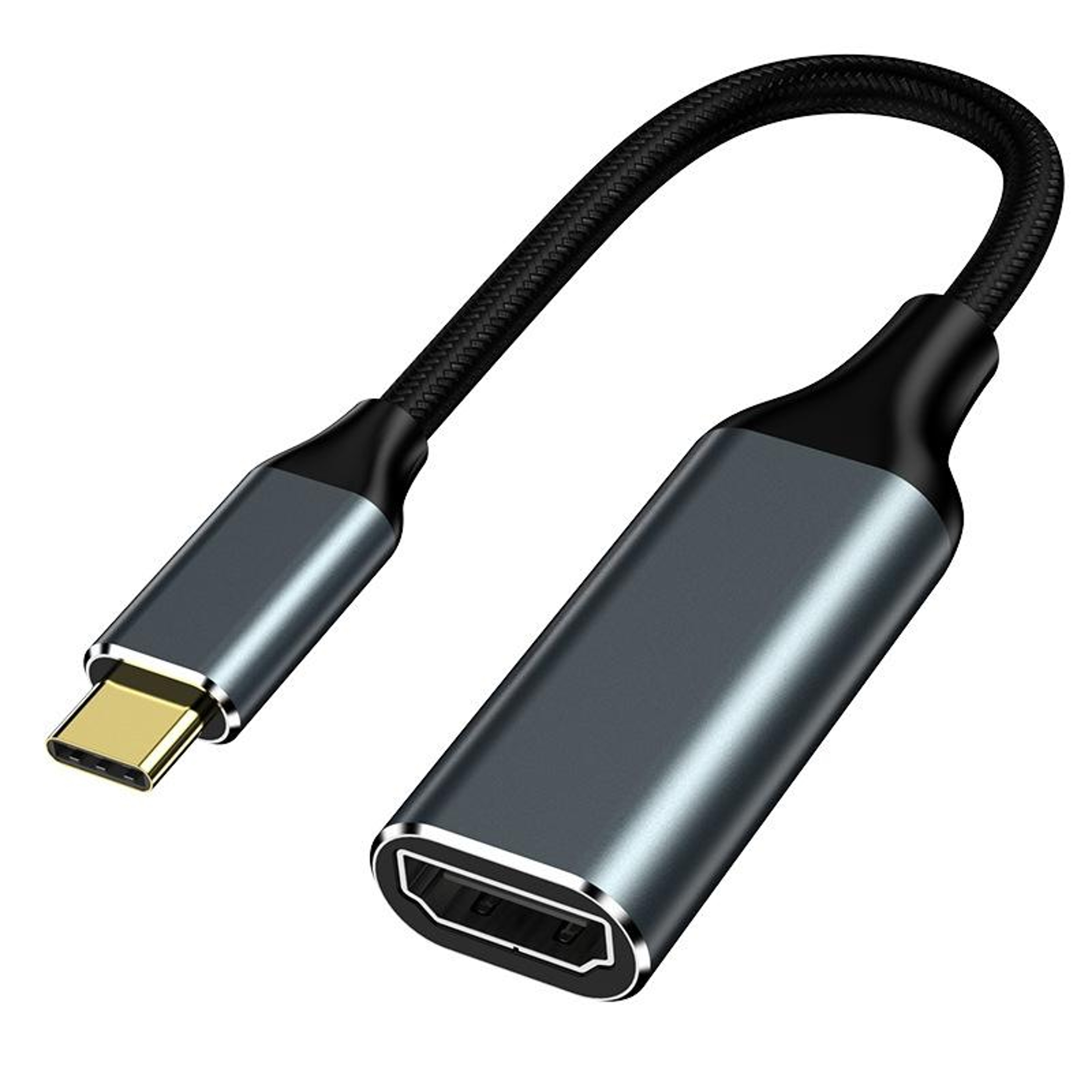 USB C To HDMI Adapter Cable 1080P Display For Laptop Phone Projector 3