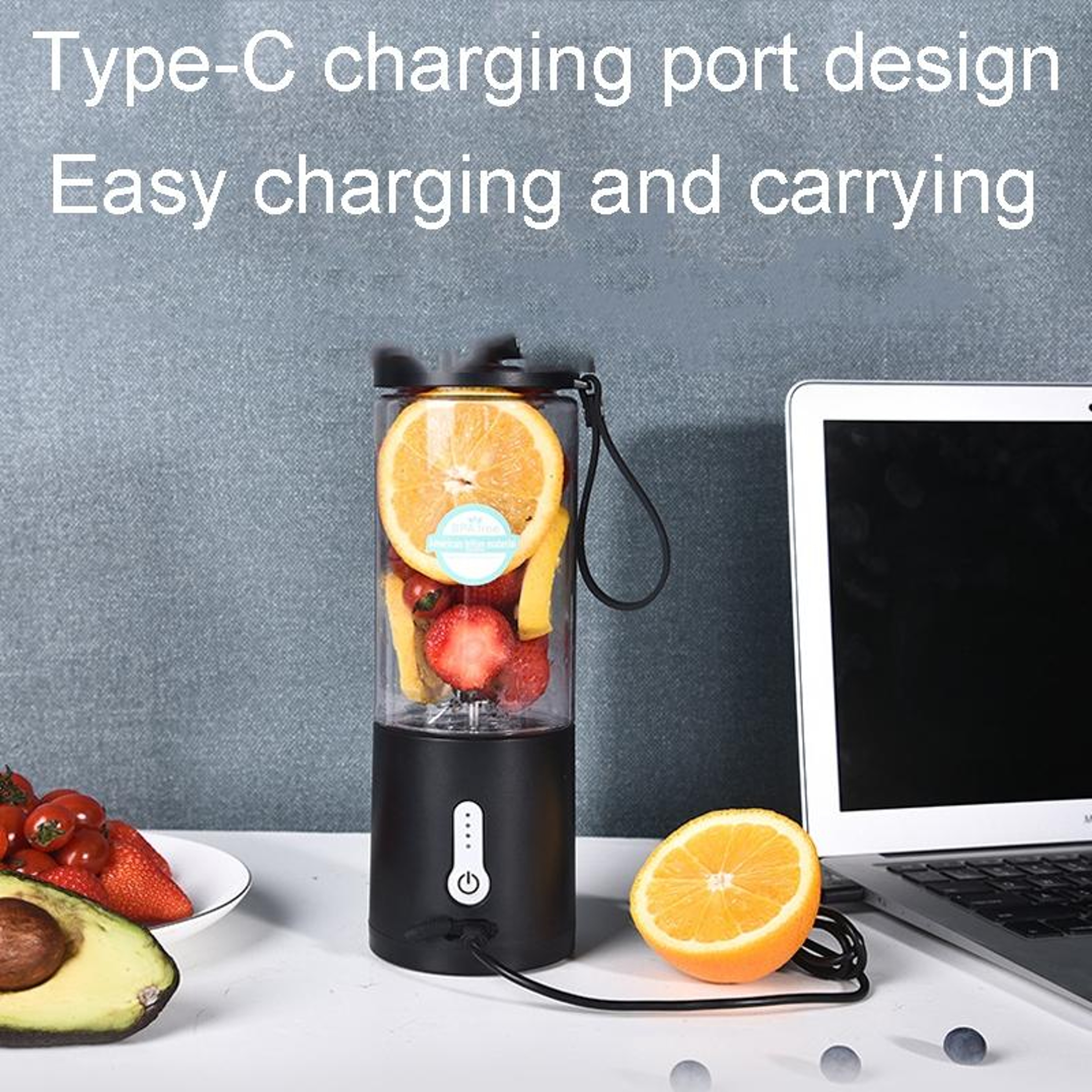 Portable USB Rechargeable Juicer Cup Multifunctional Mini Electrical Juice Extractor 1
