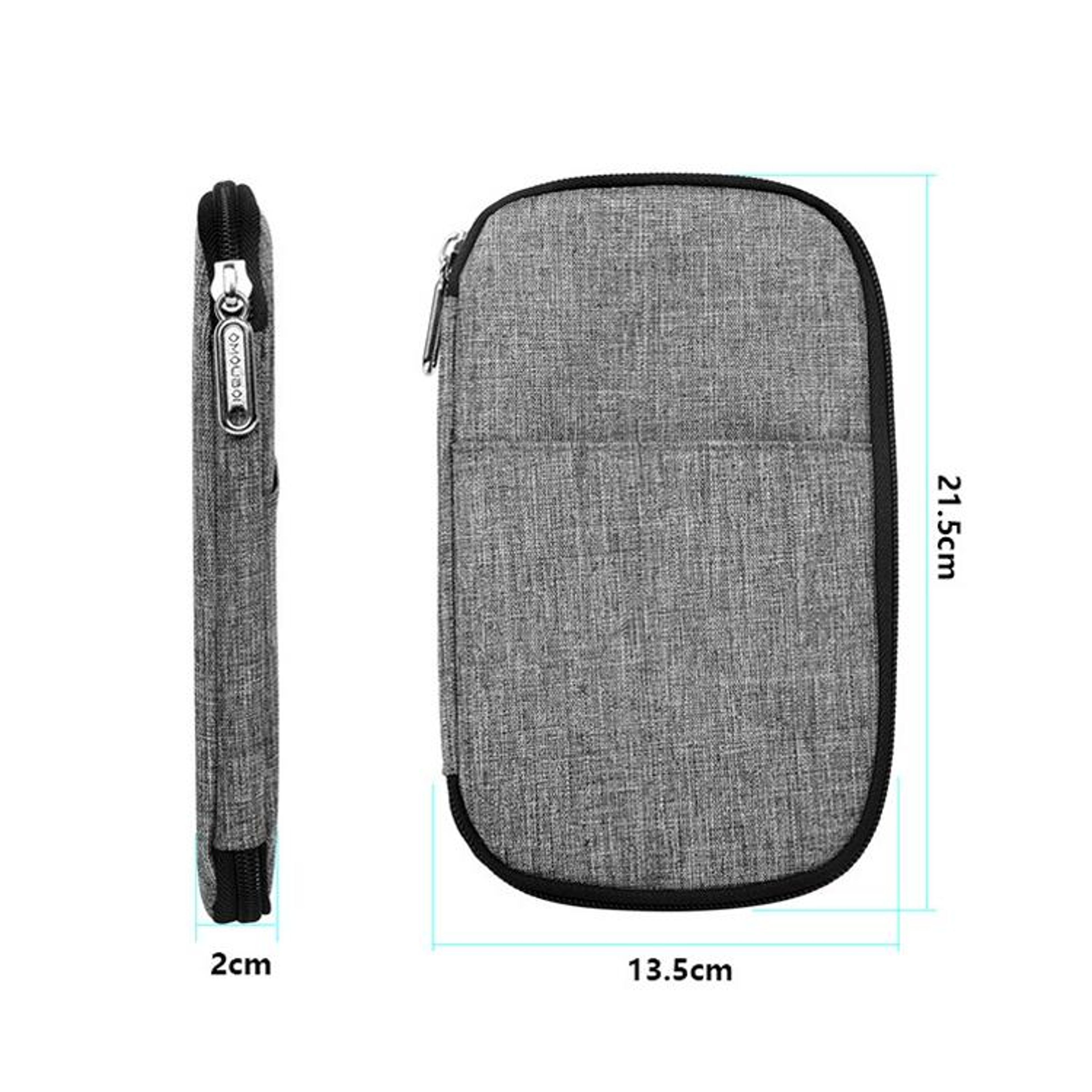 Waterproof Travel Document Organizer Passport Holder With MultiCompartment Storage 2