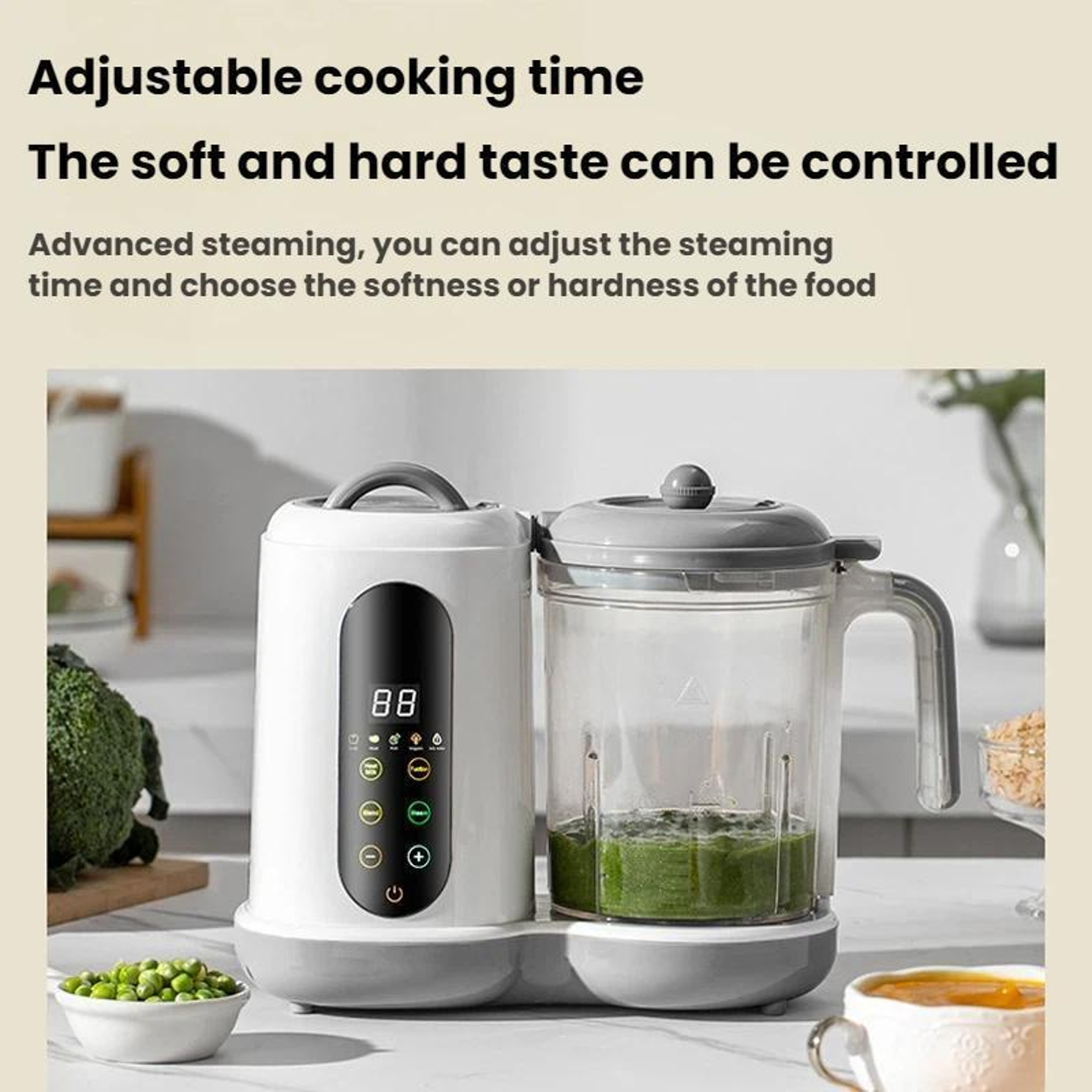 Smart Automatic Baby Food Processor Steamer  Blender For Healthy Homemade Meals 9
