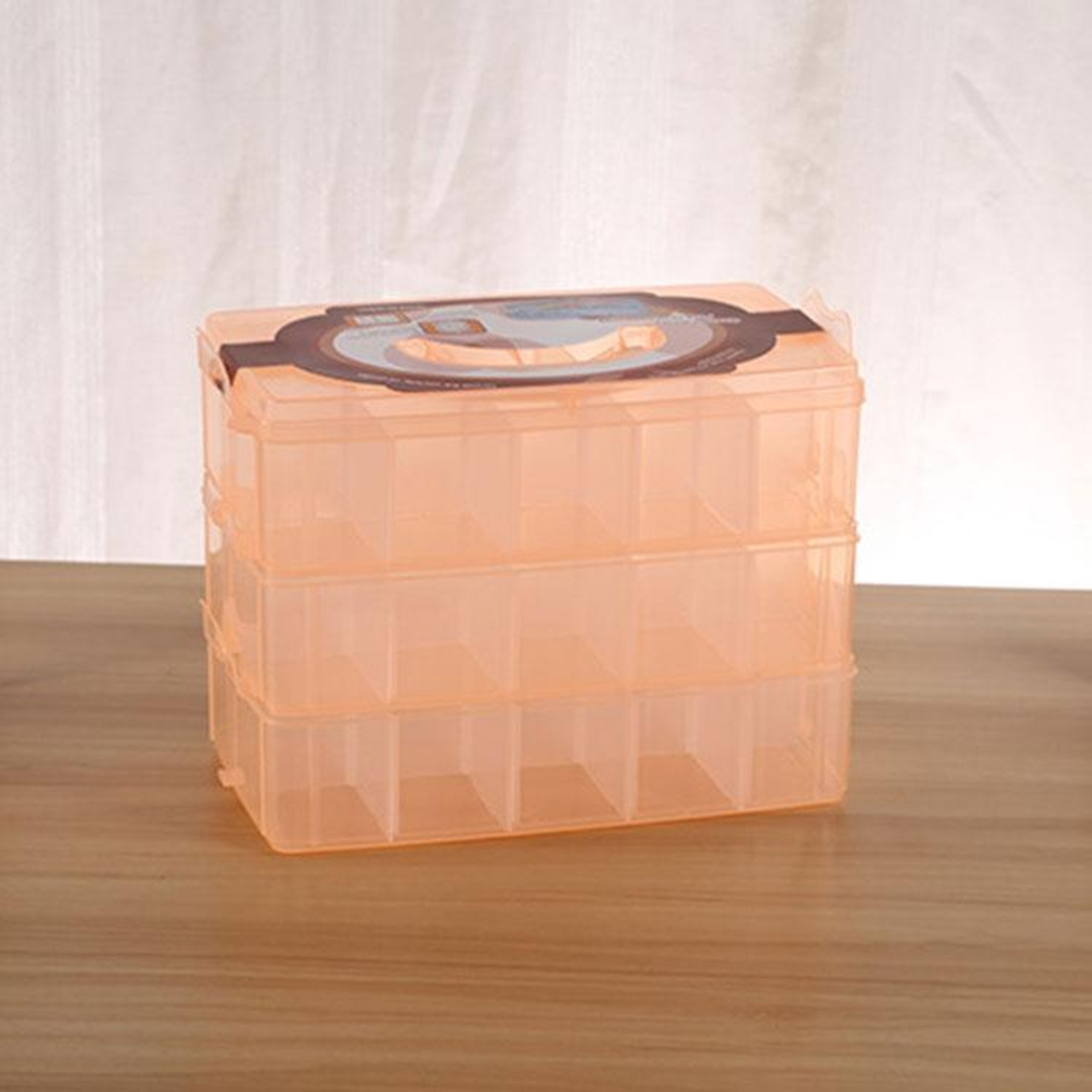 Three Layer Jewelry Organizer Box Craft Storage Container – view 2