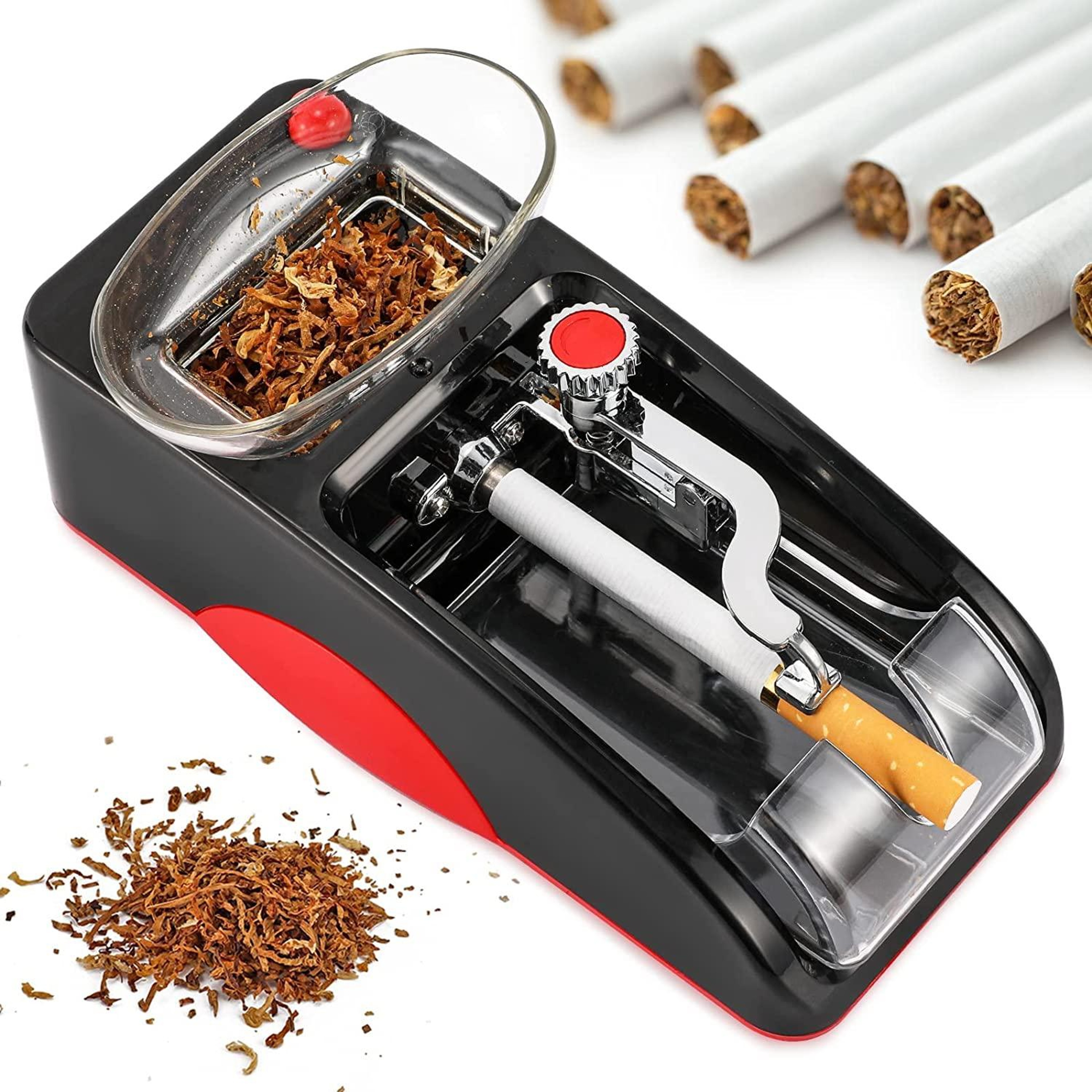 Automatic Electric Cigarette Rolling Machine Adjustable Tobacco Injector Maker – view 7