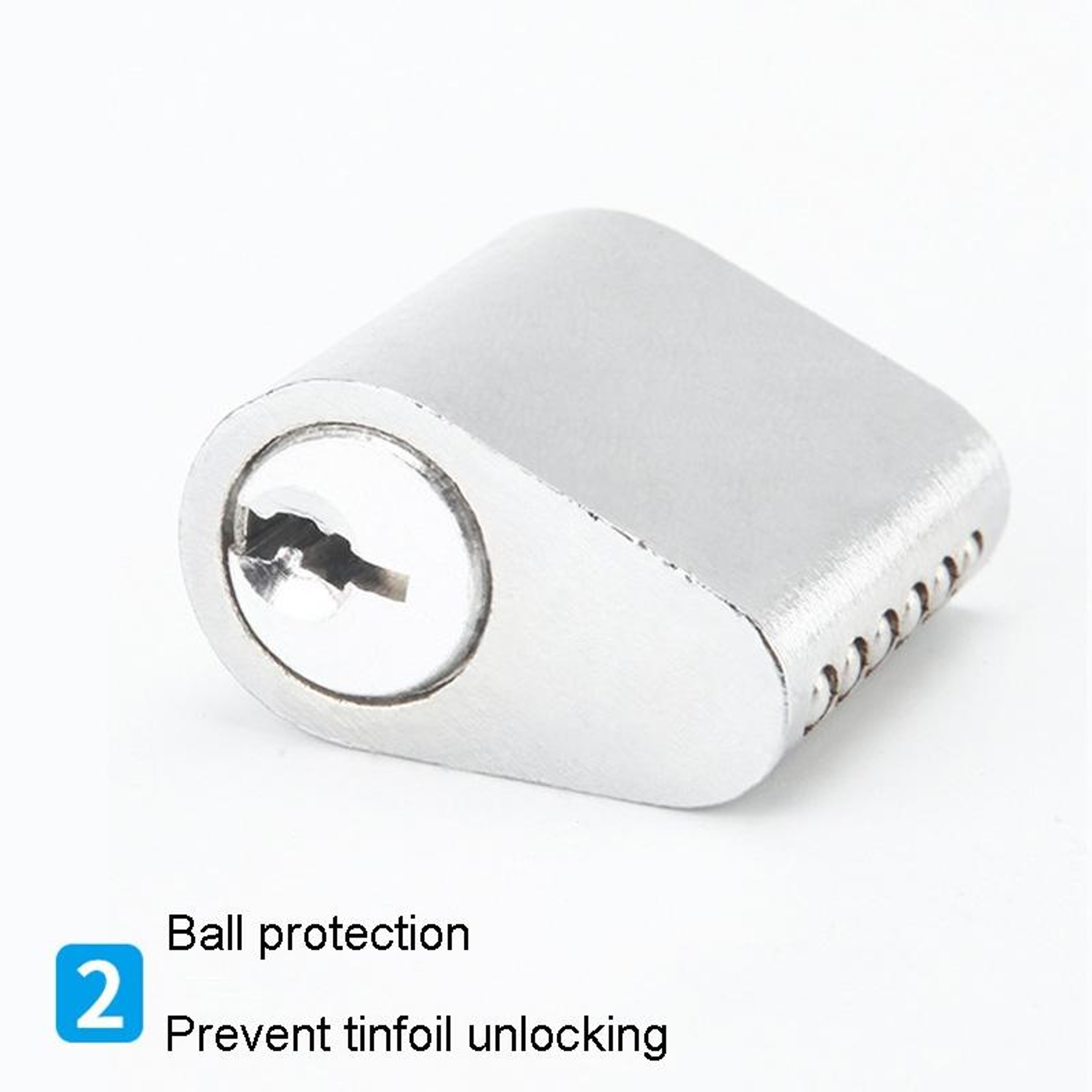 Fire Door Lock Cylinder With Key Durable Anti Pick Security Door Latch Core 4