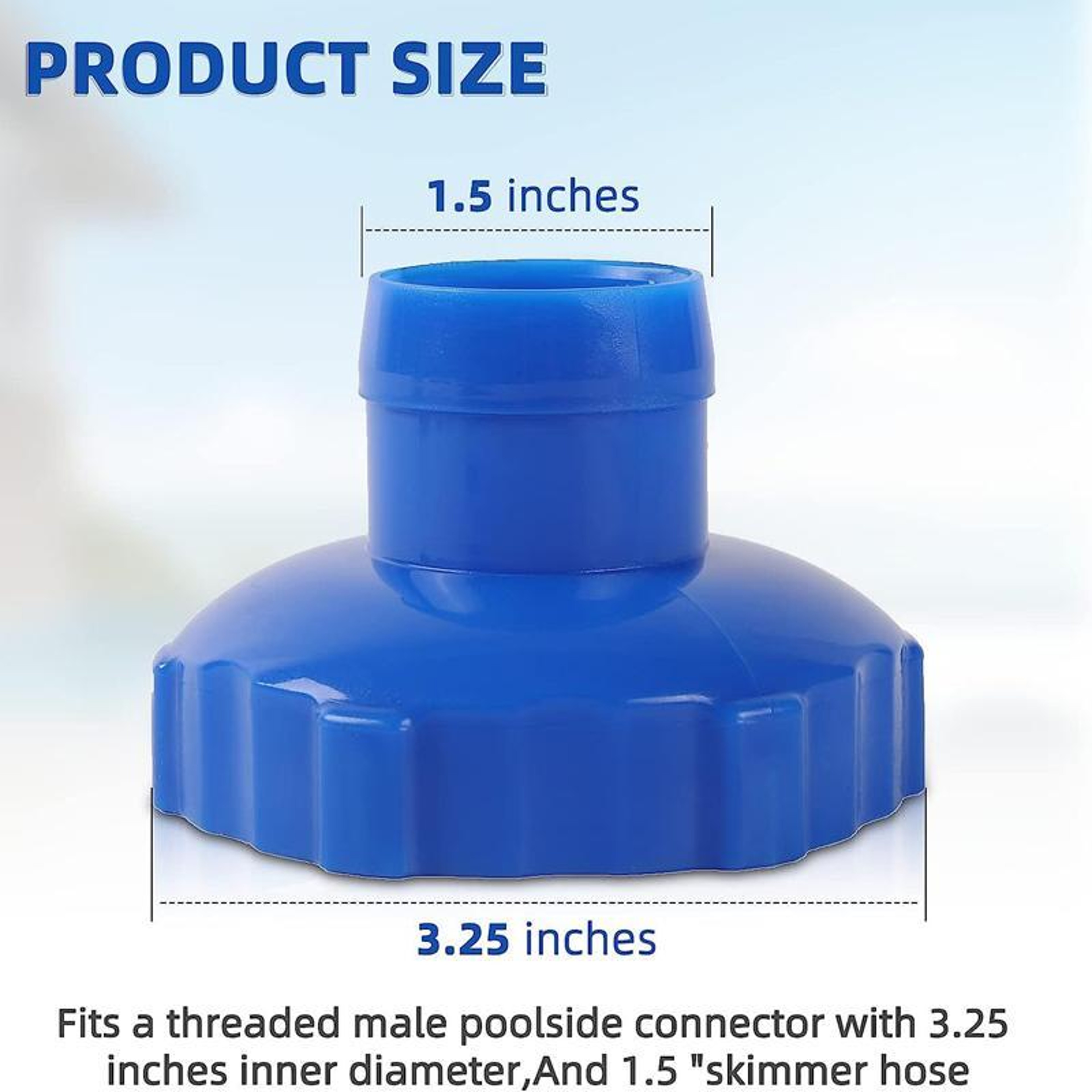 Intex Pool Skimmer Hose Adapter B Durable Pool Hose Connector Replacement 3