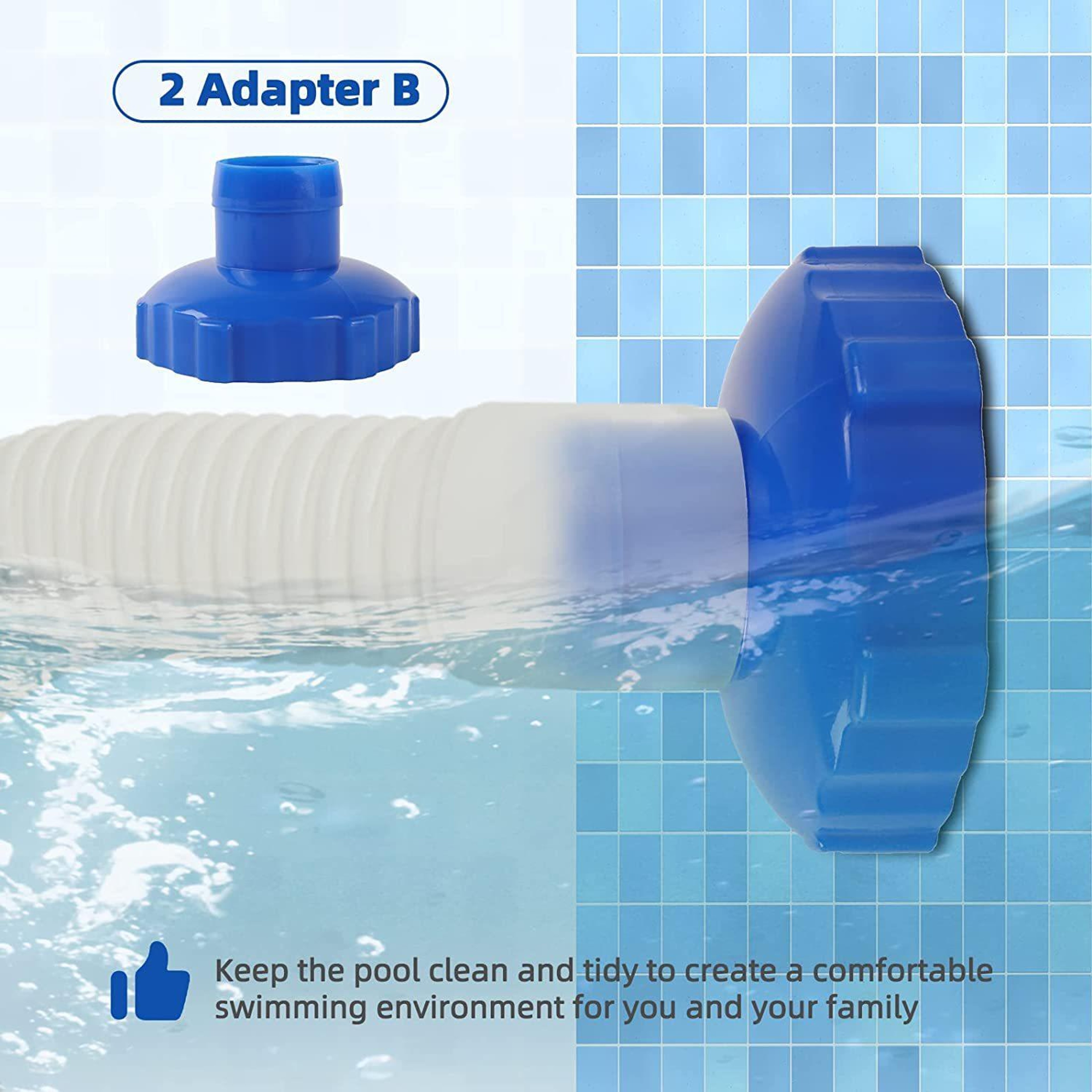Intex Pool Skimmer Hose Adapter B Durable Pool Hose Connector Replacement 5