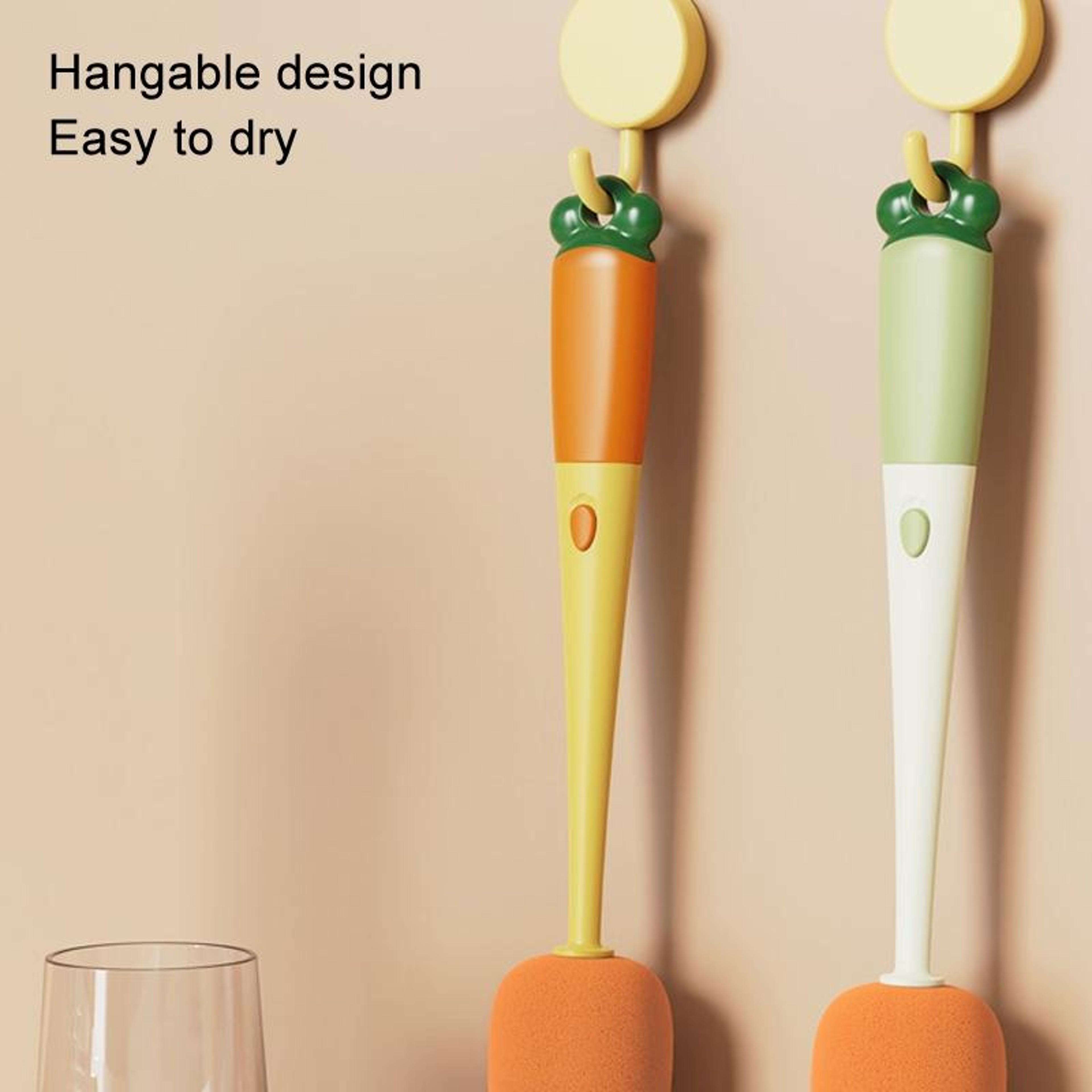 3 In 1 Bottle Cleaning Brush Long Handle Multifunctional Cup Cleaner Tool 8