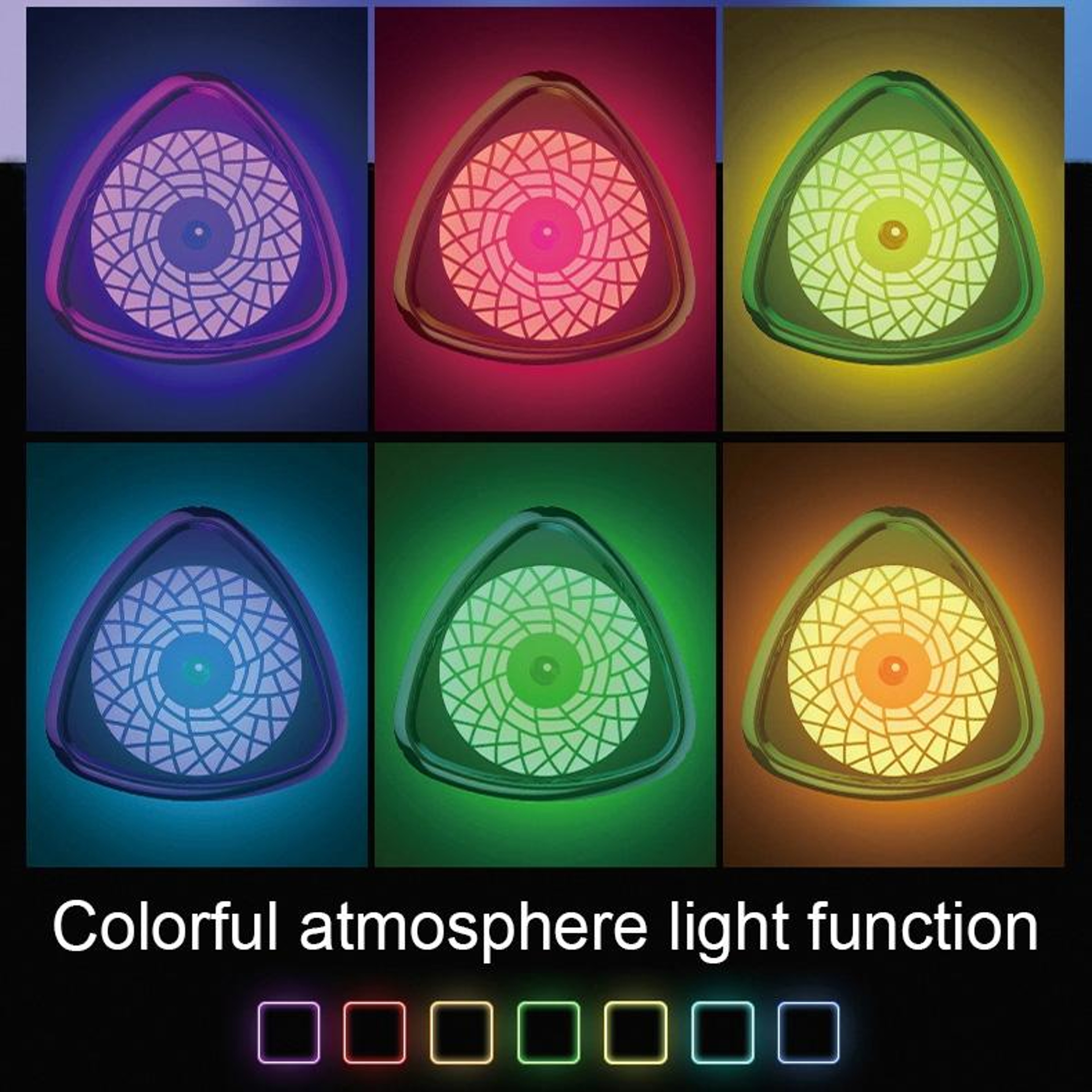 Silent USB Ultrasonic Humidifier With Silver Ion Purification And Night Light 3