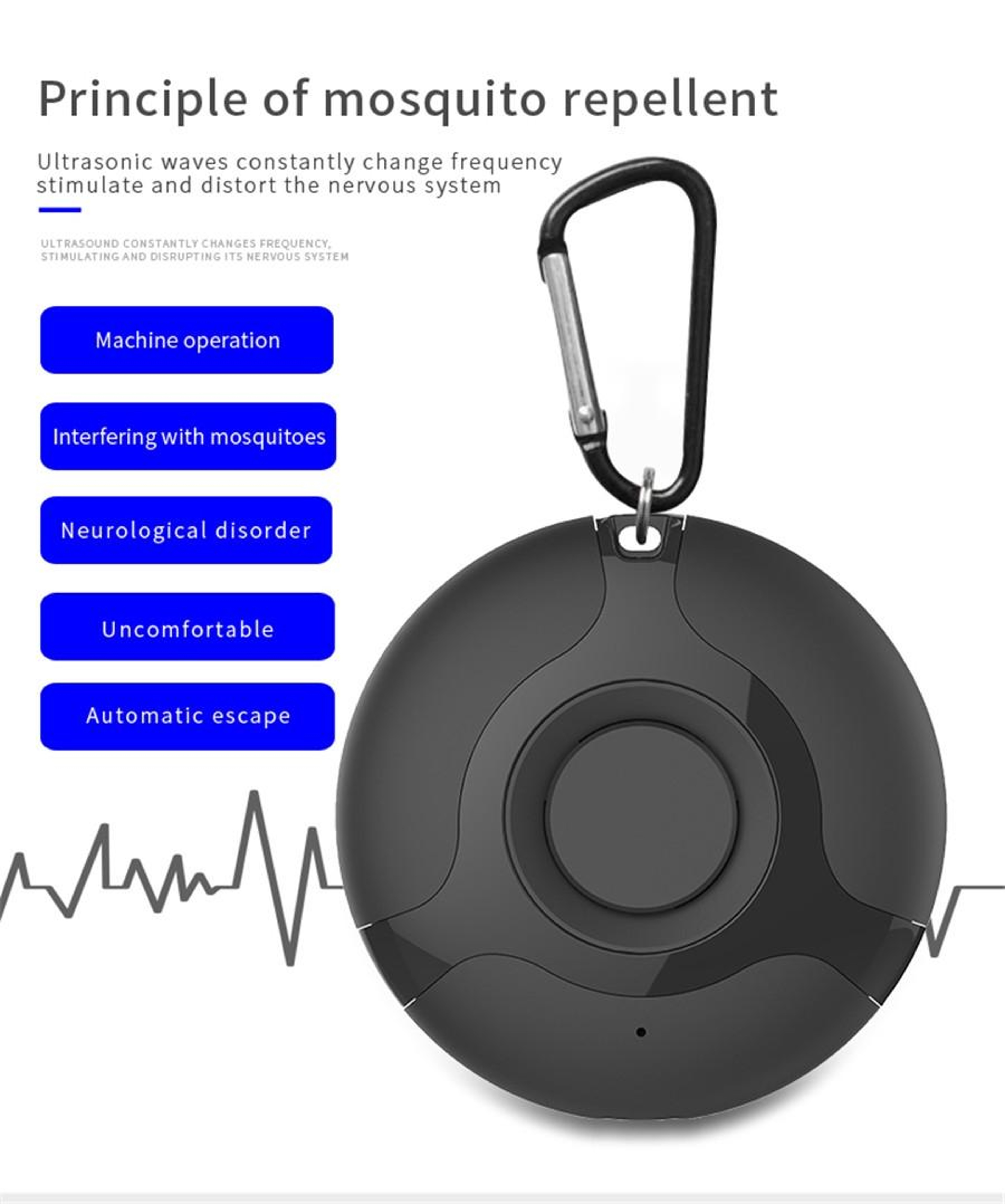 Ultrasonic Mosquito Repellent USB Electronic Pest Repeller Smart Indoor Outdoor Device – view 6