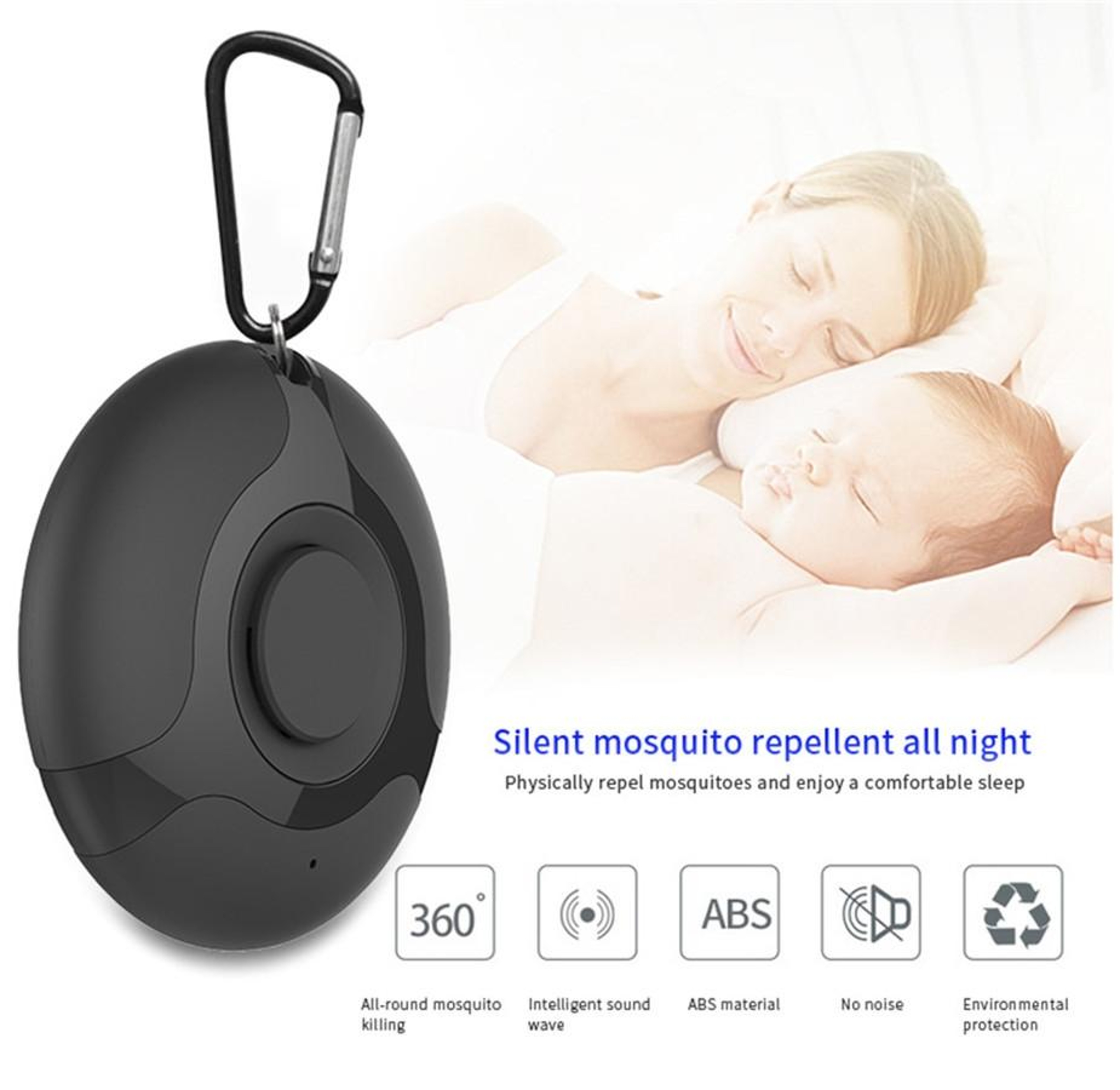 Ultrasonic Mosquito Repellent USB Electronic Pest Repeller Smart Indoor Outdoor Device – view 7