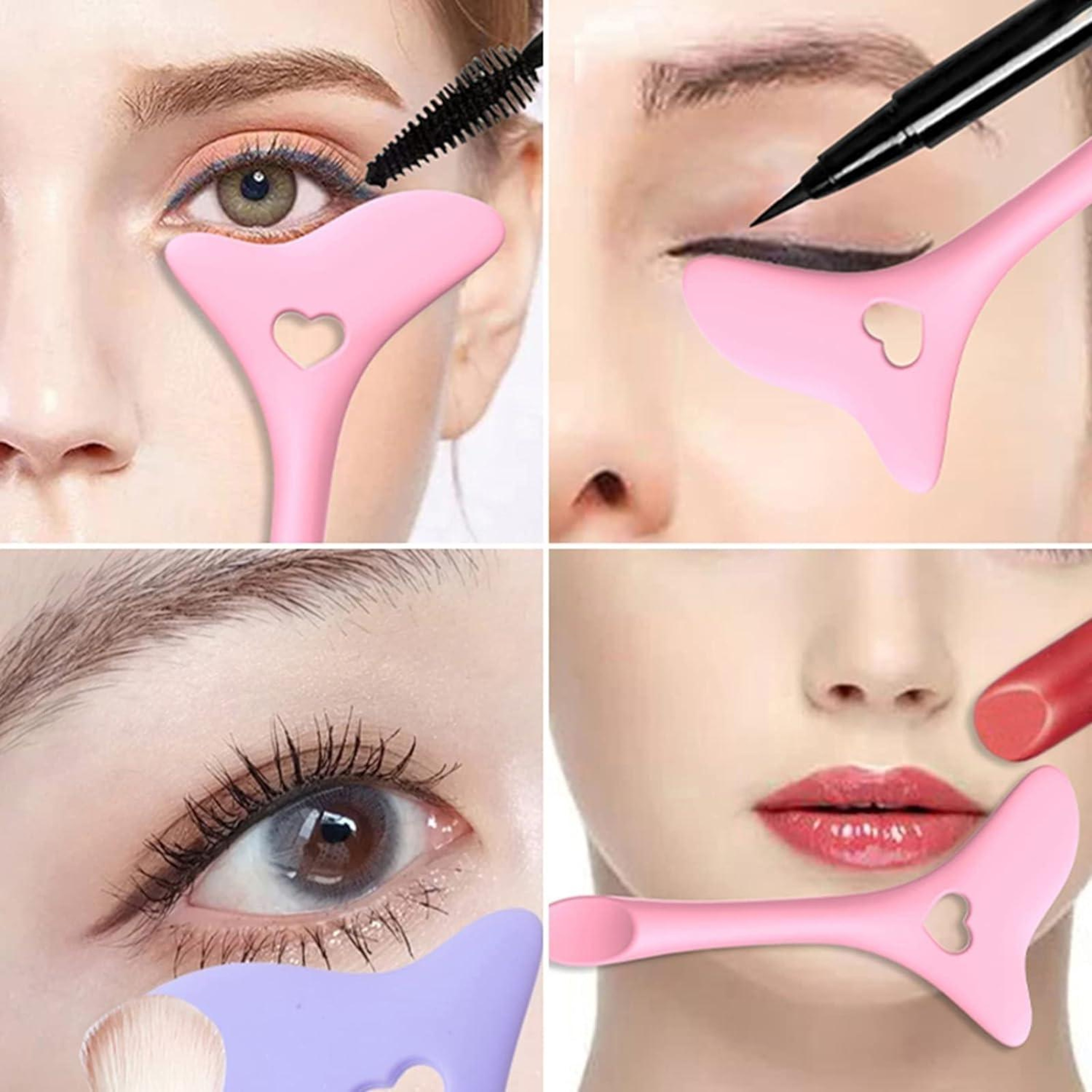 Precision Silicone Eyeliner Guide Tool Multifunctional Eye Makeup Aid 8