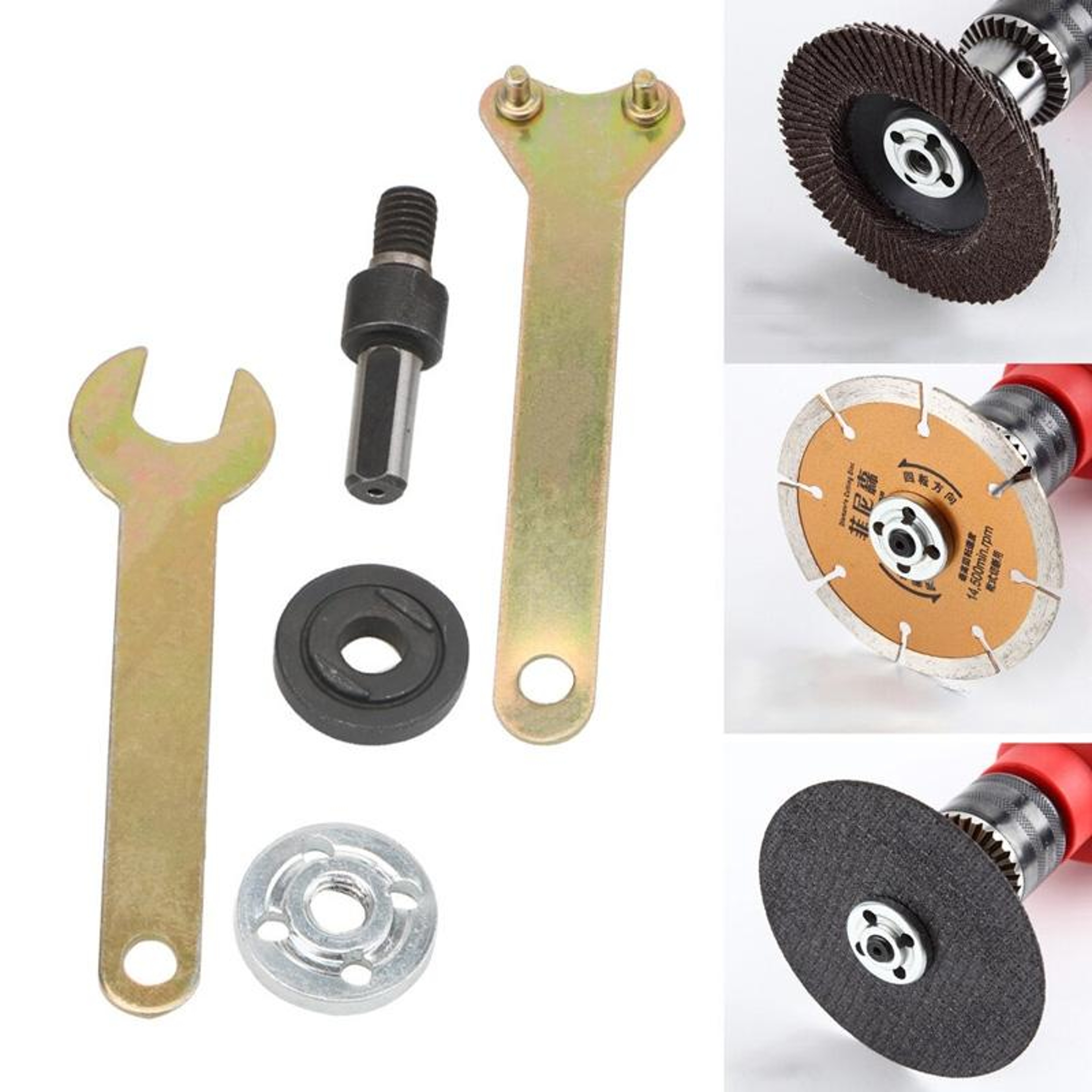 Drill To Angle Grinder Adapter Rod MultiUse Drill To Angle Grinder Converter For Cutting  Polishing 3