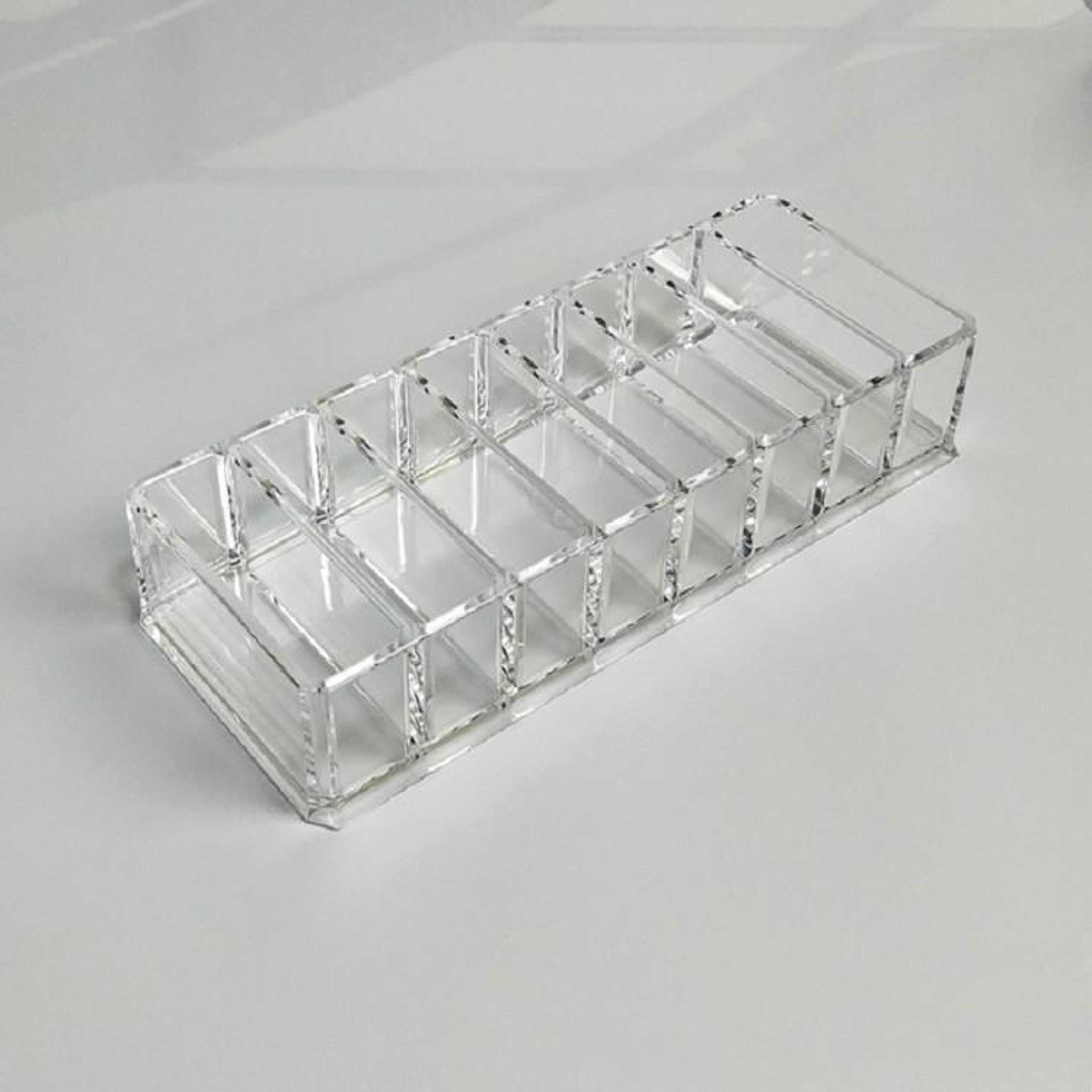 Clear Acrylic Lipstick Organizer Makeup Storage Box For Vanity  Desk 6