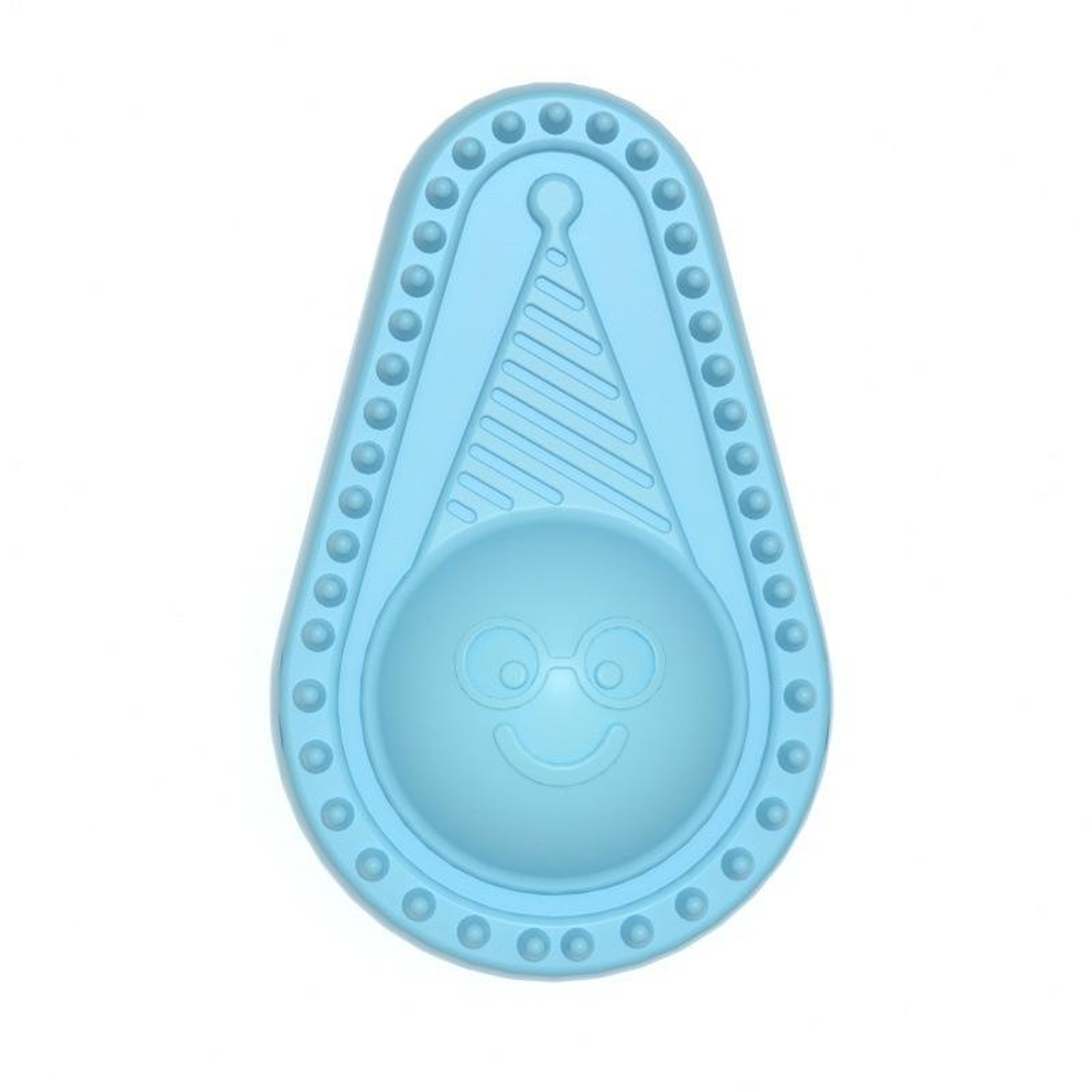Avocado Shaped Dog Dental Chew Toy TPR Tooth Cleaning Interactive Pet Chew Toy for Fresh Breath – view 6