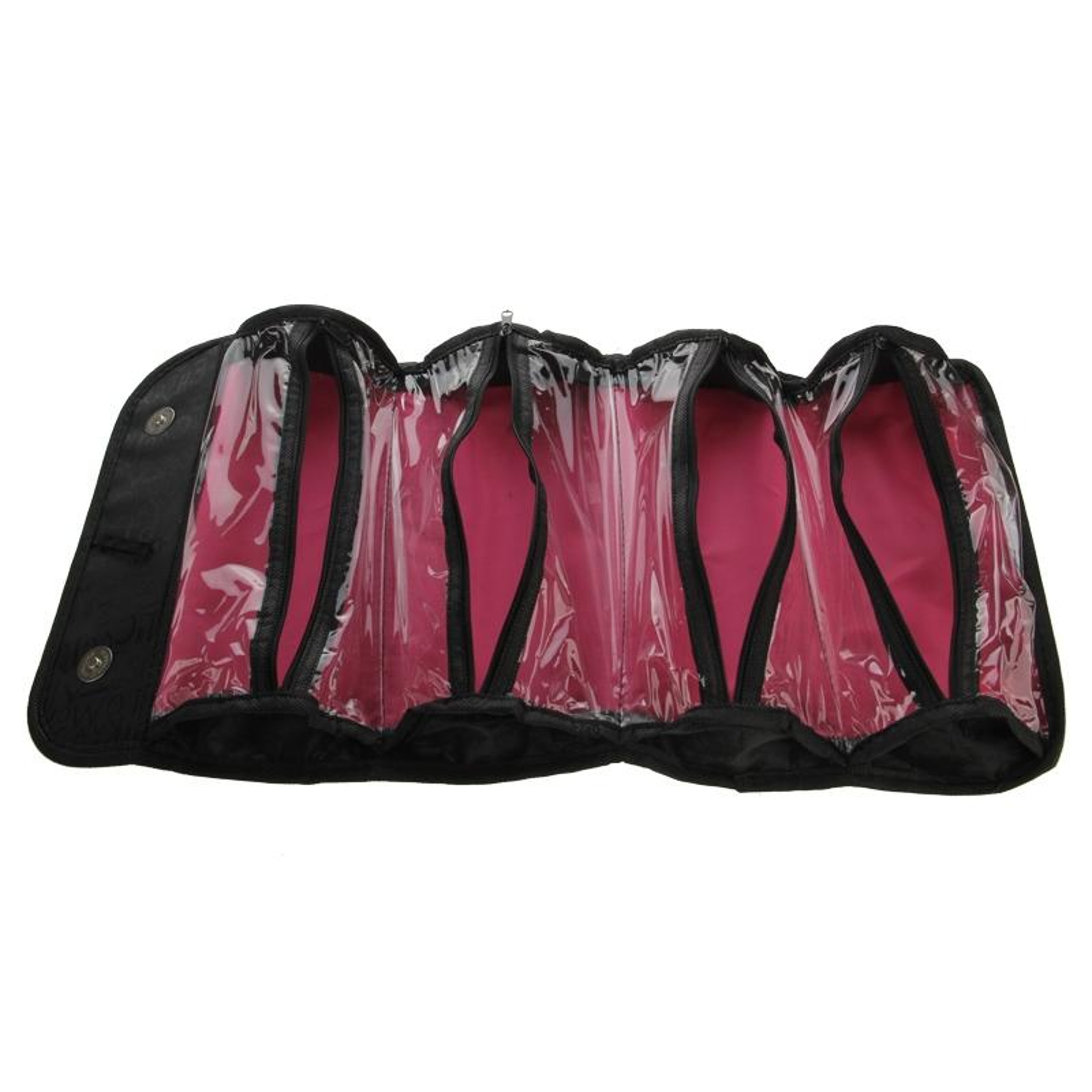 Travel Hanging Makeup Organizer Bag With 4 Compartments Compact Cosmetic Travel Bag For Toiletries  0
