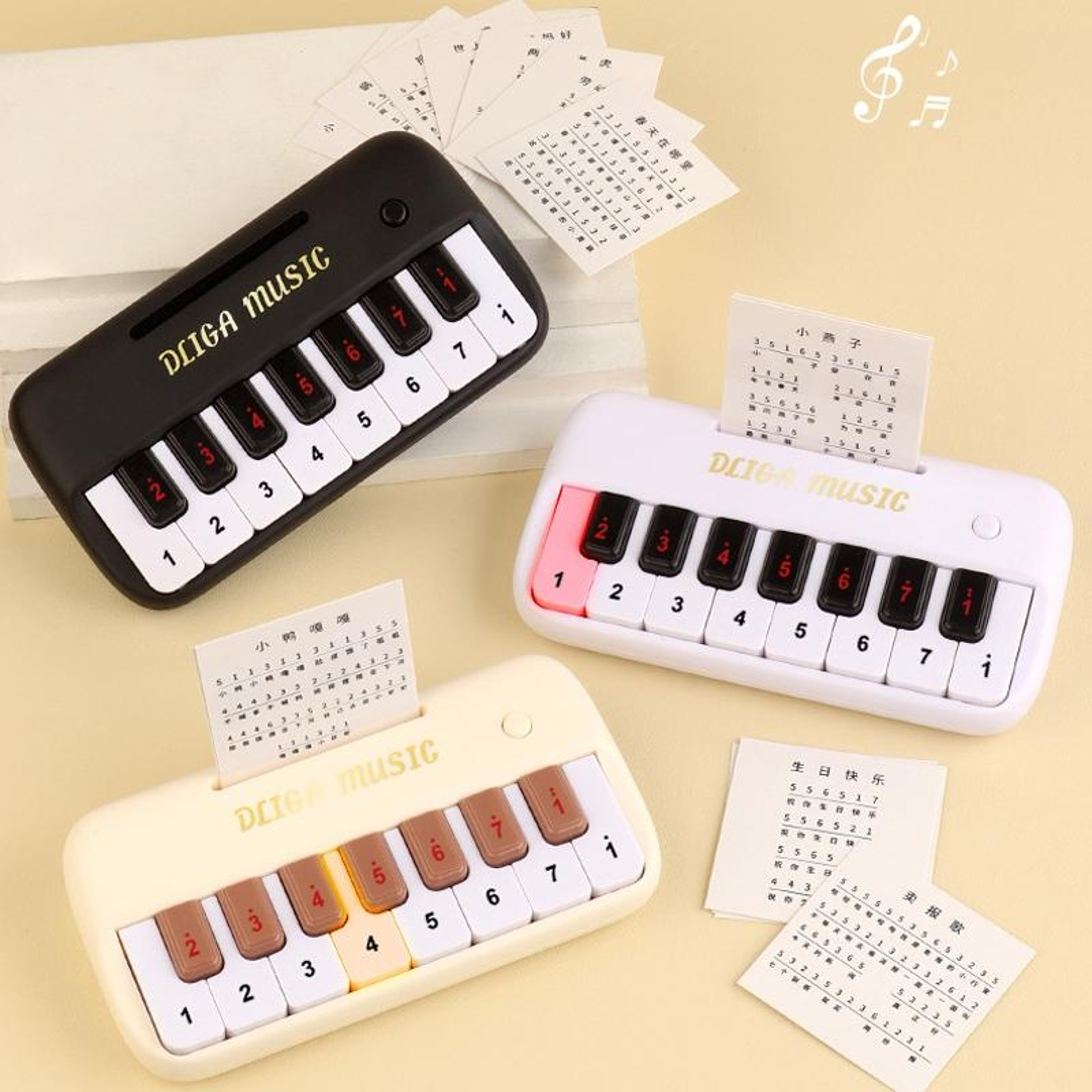Kids Electronic Piano Light Up Educational Music Toy For Beginners 1