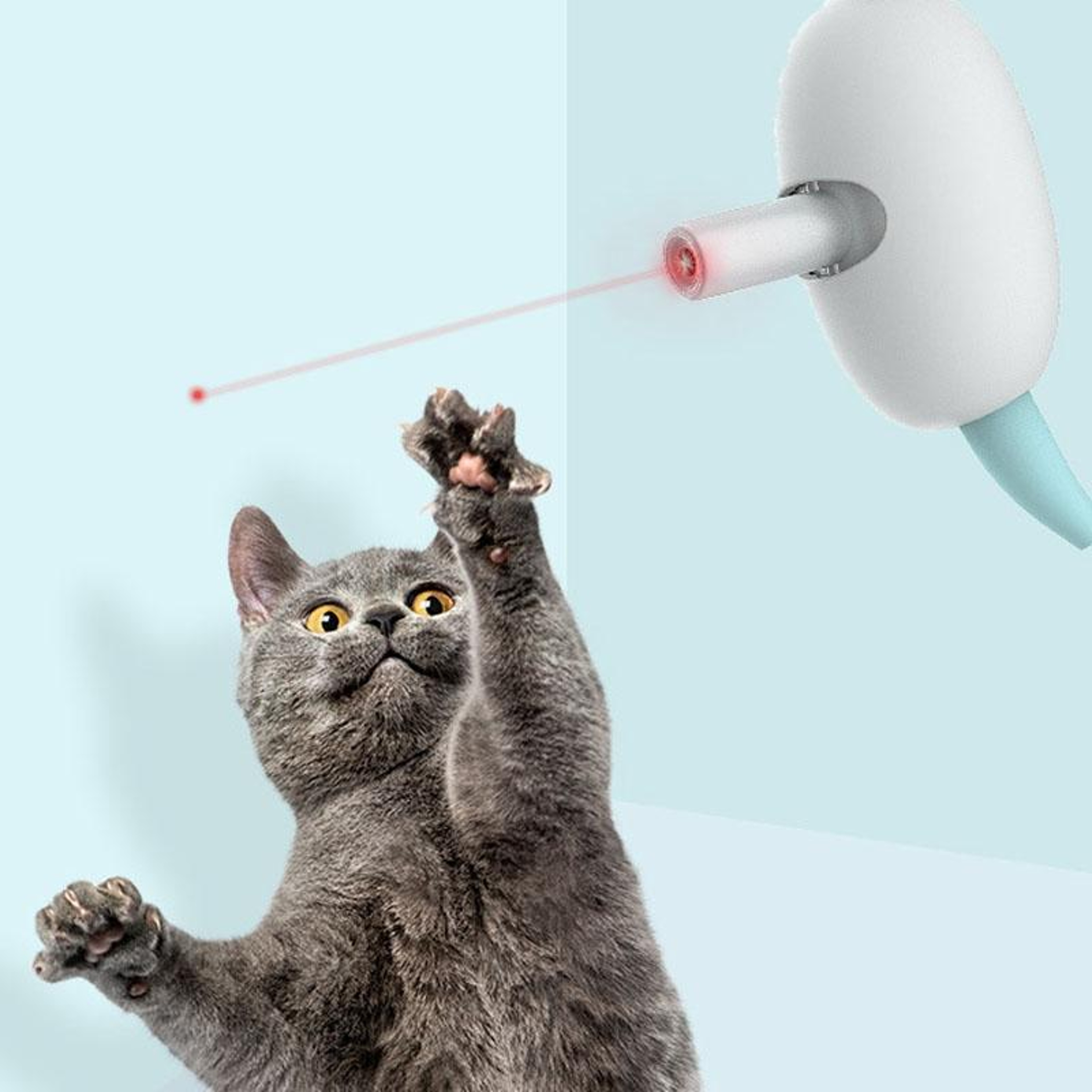 Smart Laser Cat Collar Toy USB Rechargeable Automatic Cat Teaser – view 10