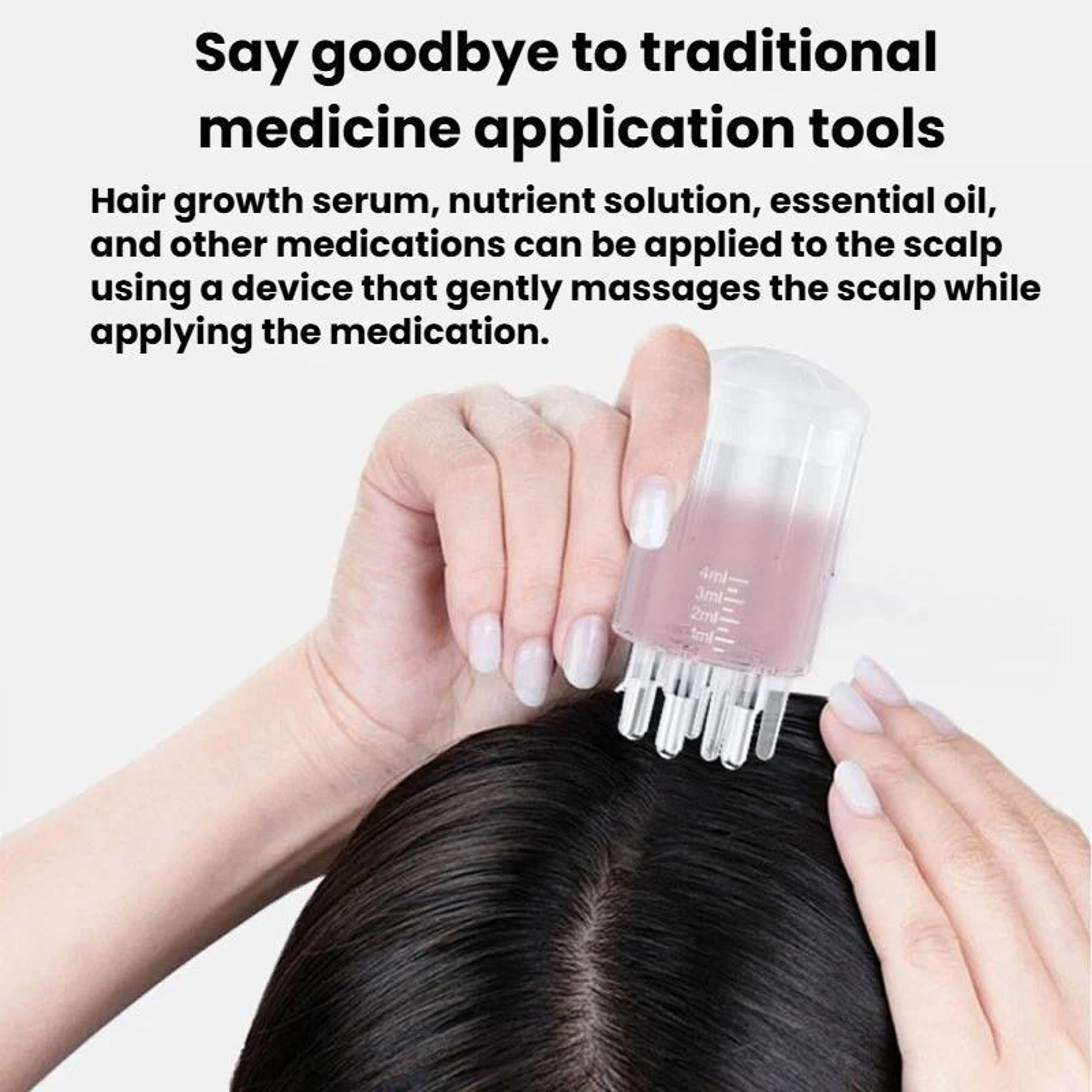 Precision Scalp Roller Applicator For Hair Growth Oils  Treatments 5