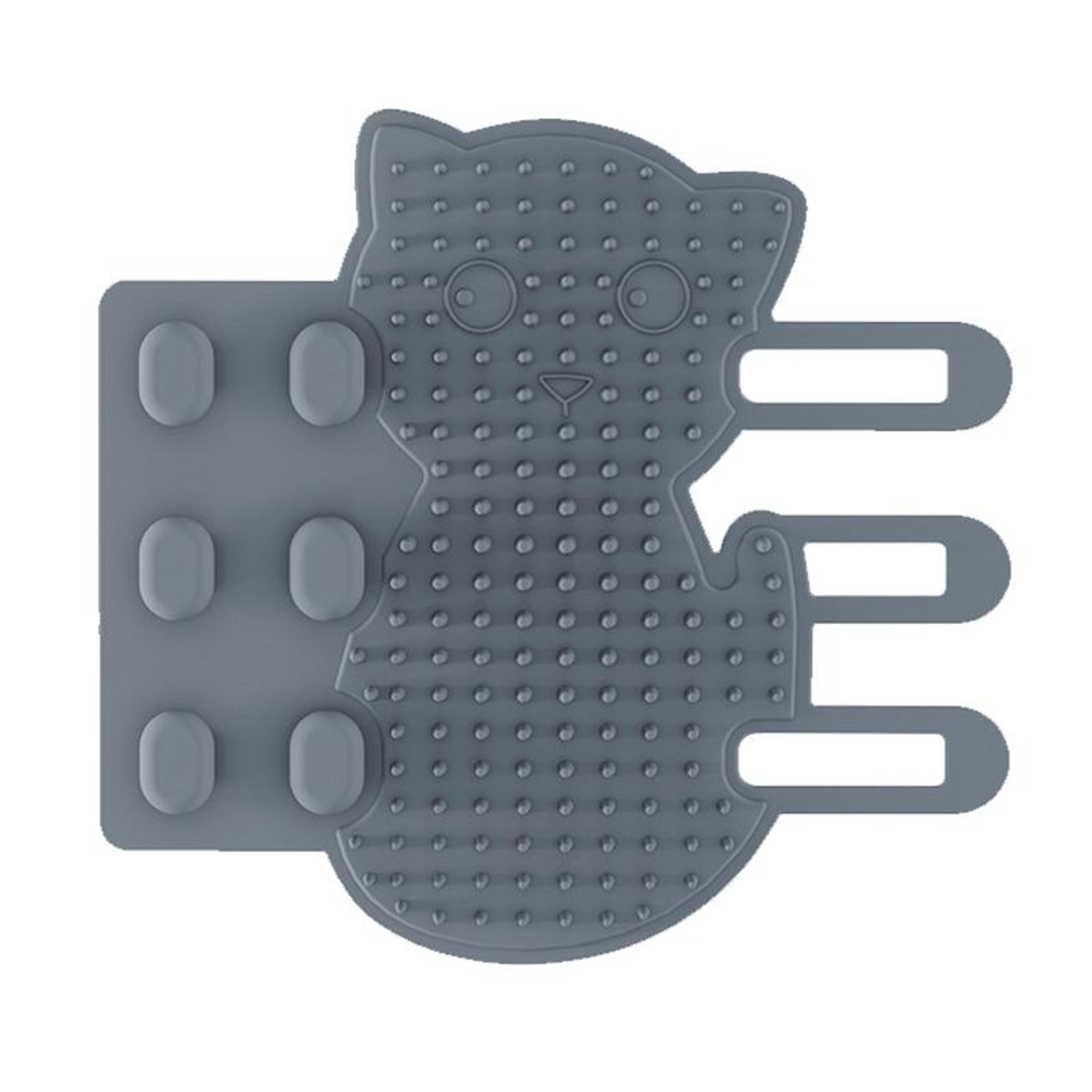Corner Cat Scratcher Massage Brush for Cats & Dogs Self-Exciting Pet Grooming Pad – view 1