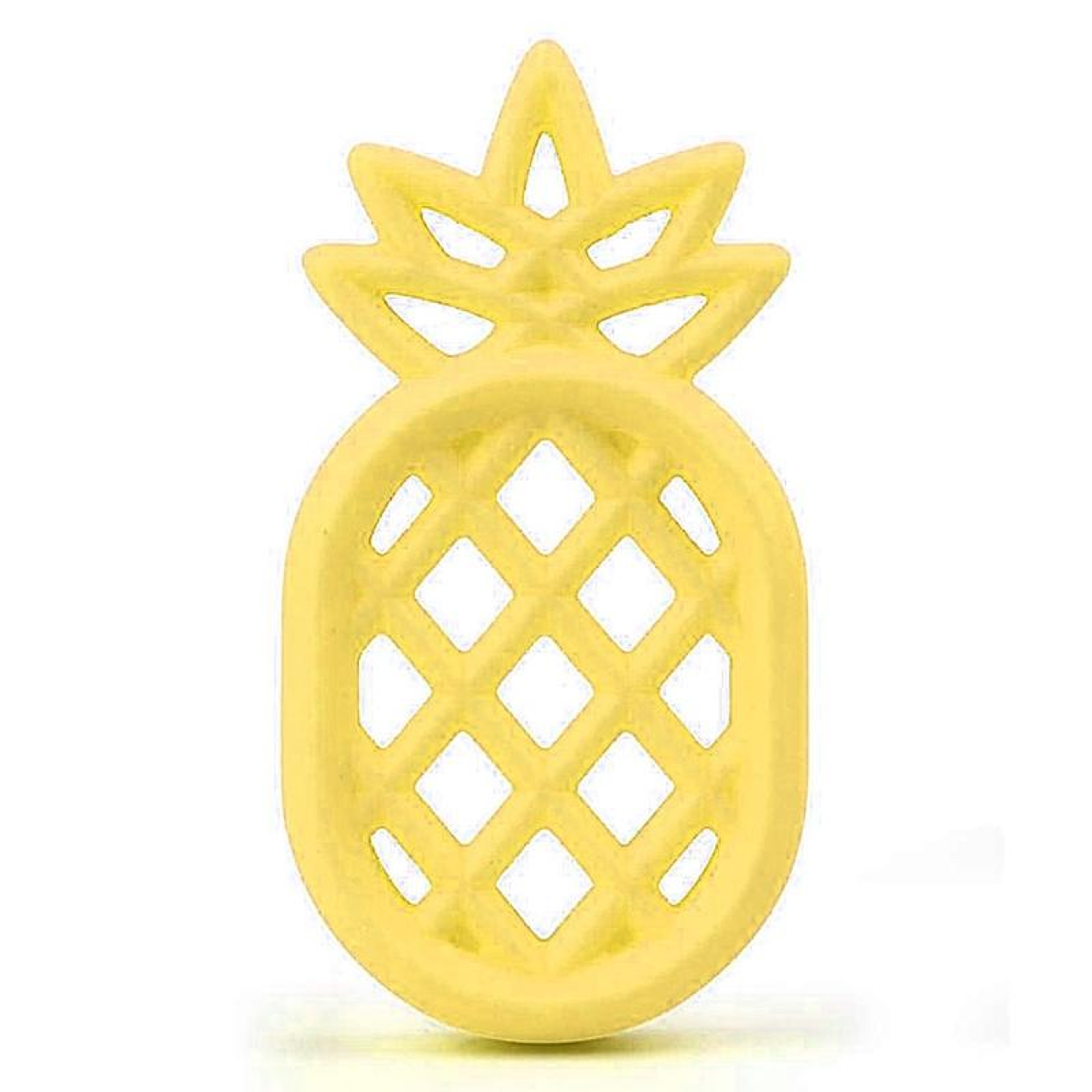 Pineapple Silicone Baby Teether Pendant Toy  Safe Teething Relief Soothing Necklace 1