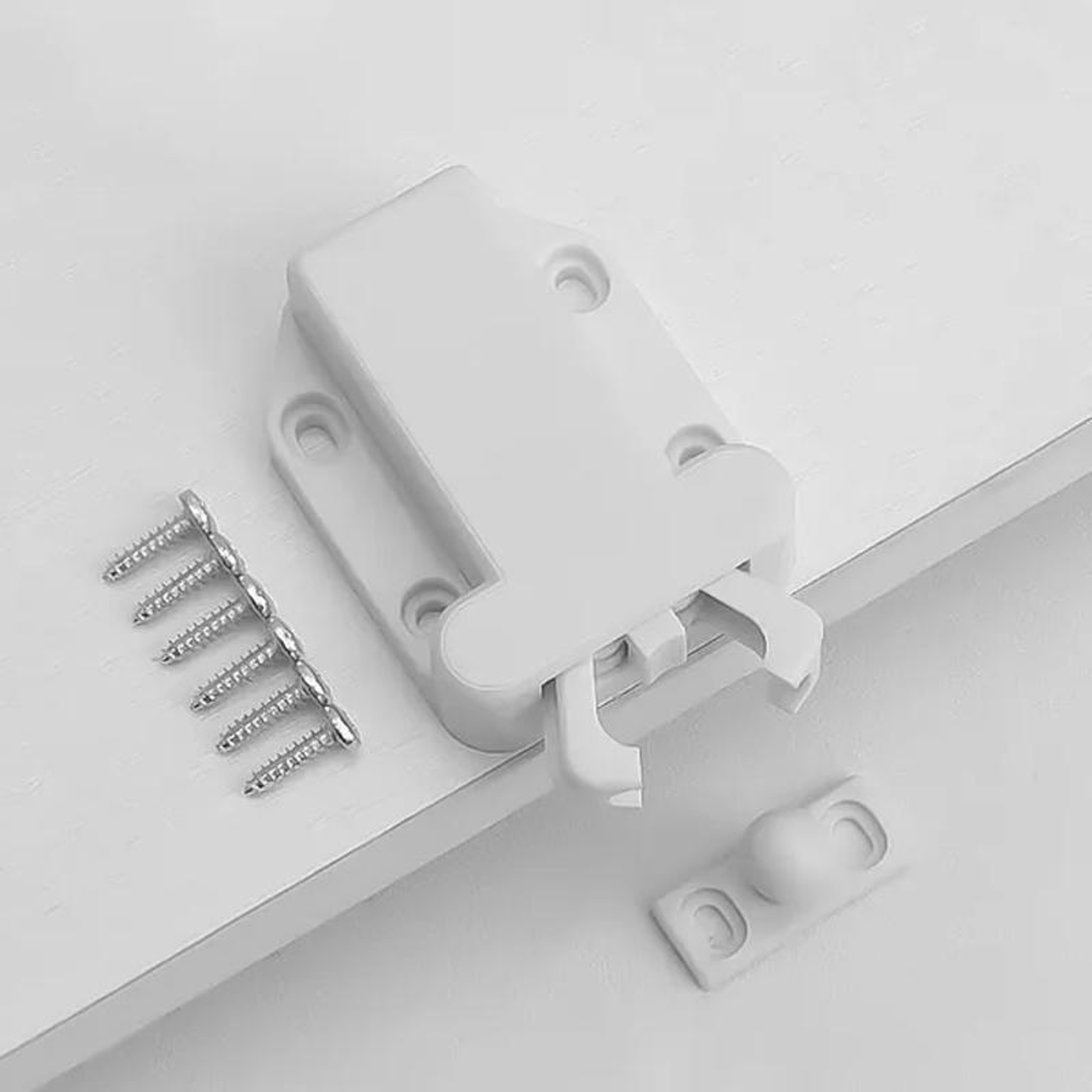 Push To Open Cabinet Latch Hidden Drawer Catch Soft Close Touch Hardware 0