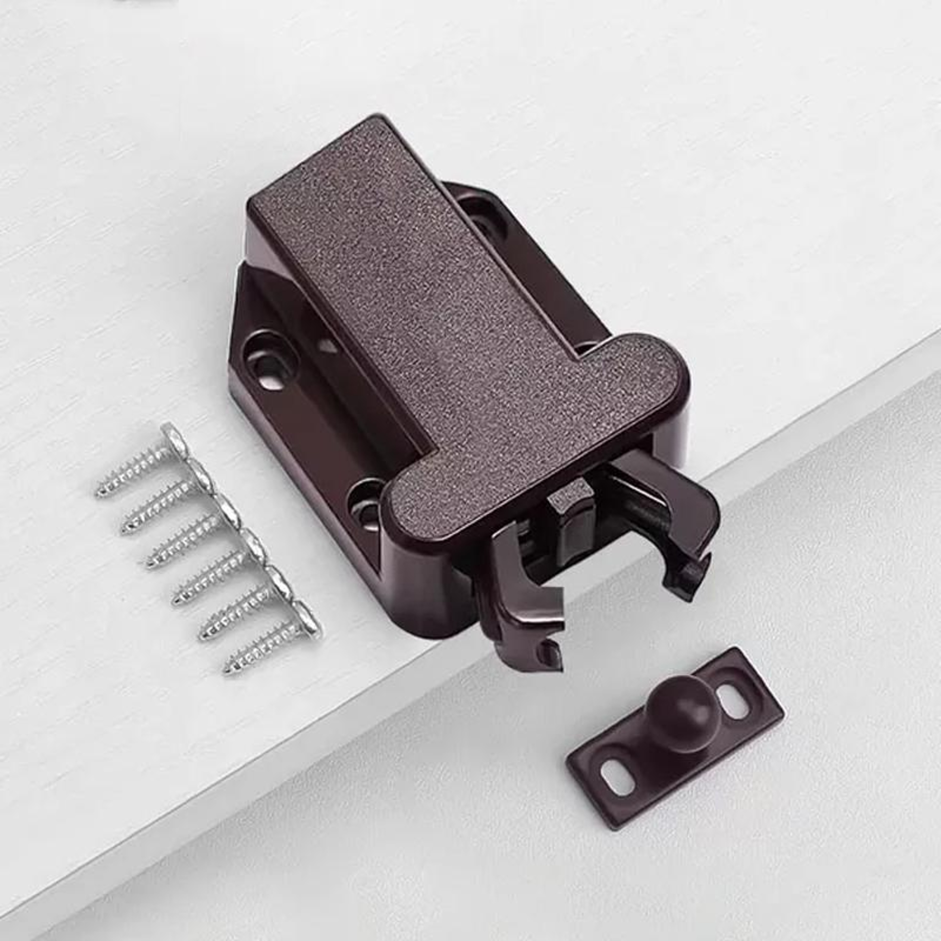 Push to Open Cabinet Latch Hidden Drawer Catch Soft Close Touch Hardware – view 11