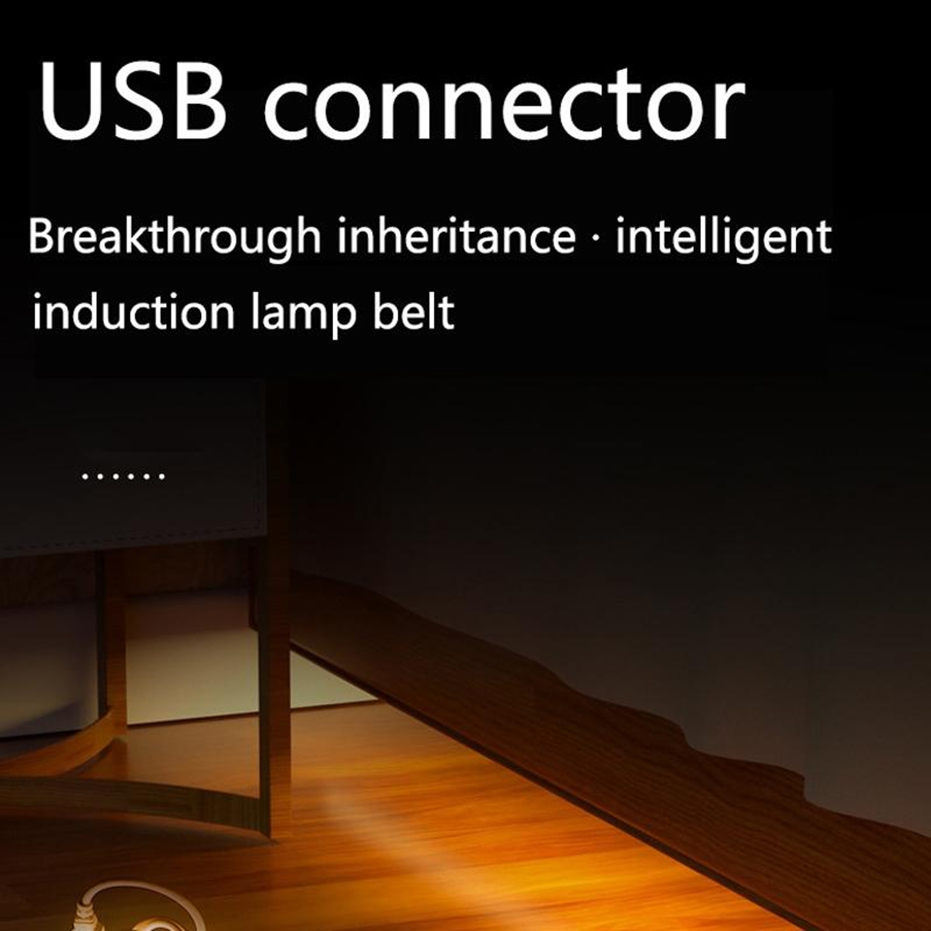 Motion Sensor LED Light Strip USB Rechargeable Warm White Flexible 2M Closet Night Light – view 13