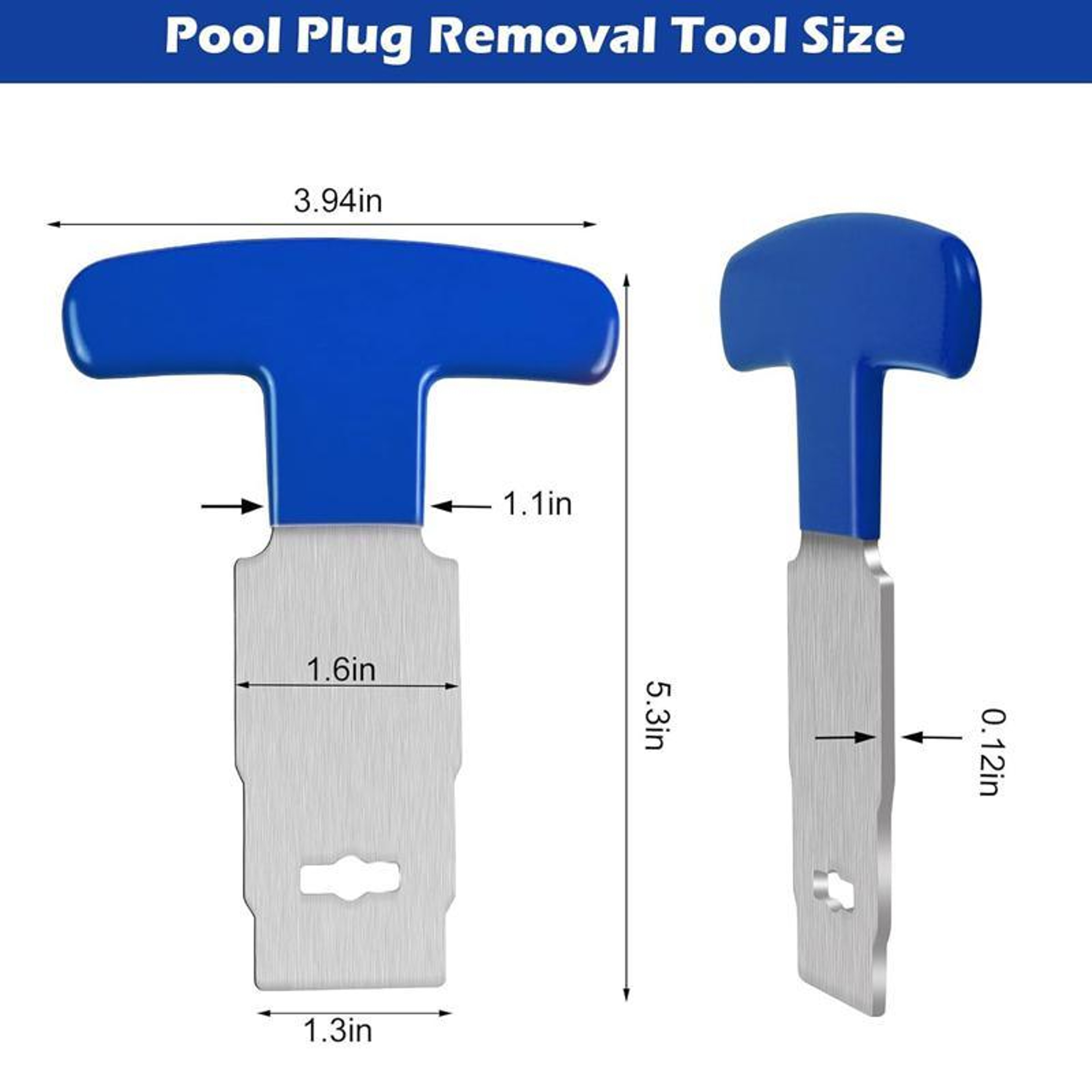 HeavyDuty Pool Plug Removal Tool For Hayward Pools Stainless Steel Pool Jet Removal Tool 5