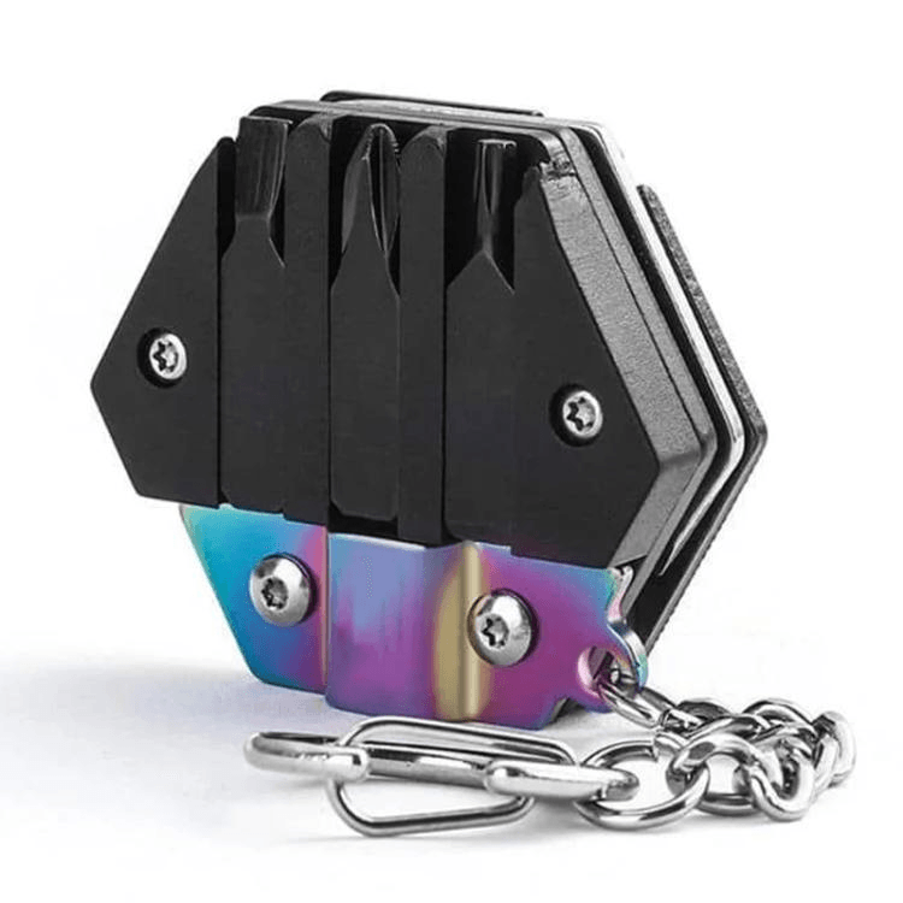 Compact EDC Multi Tool Knife With Screwdriver  Bottle Opener Stainless Steel Pocket Tool 10