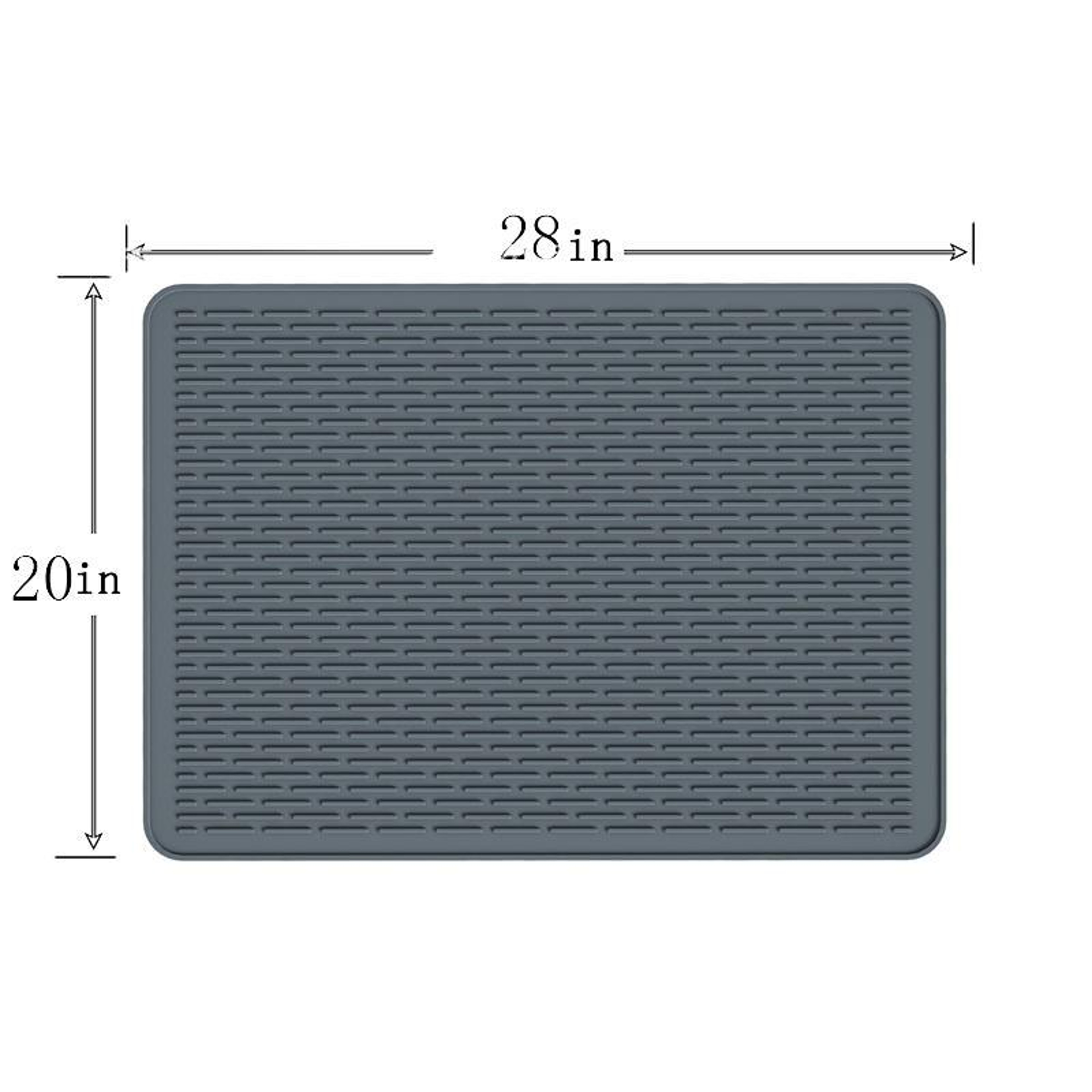Large Silicone Stove Mat Heatresistant Countertop Protector  Dish Drying Mat 1
