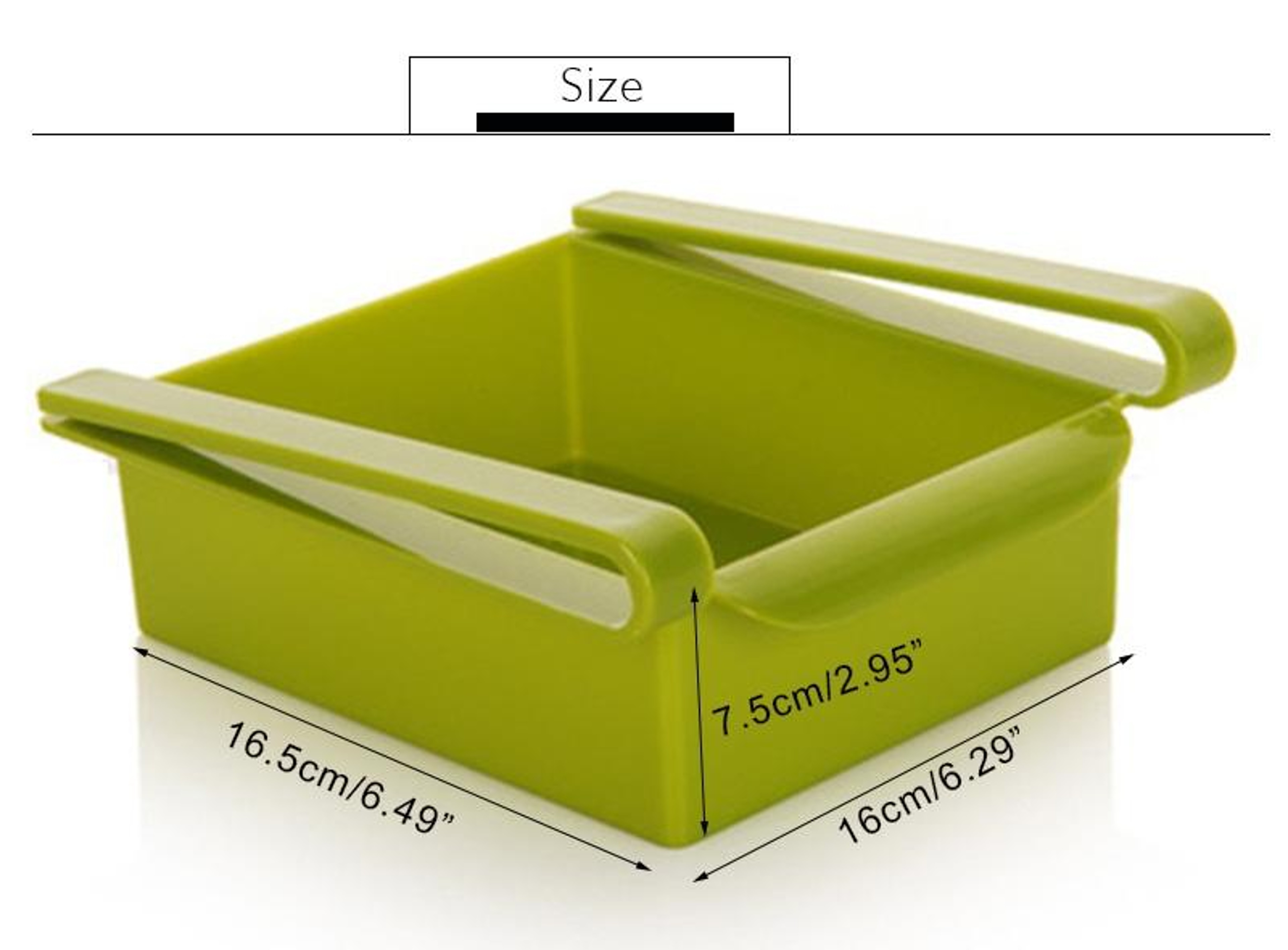 Multifunction Pull-Out Refrigerator Storage Rack & Fridge Freezer Drawer Organizer Shelf Holder – view 7