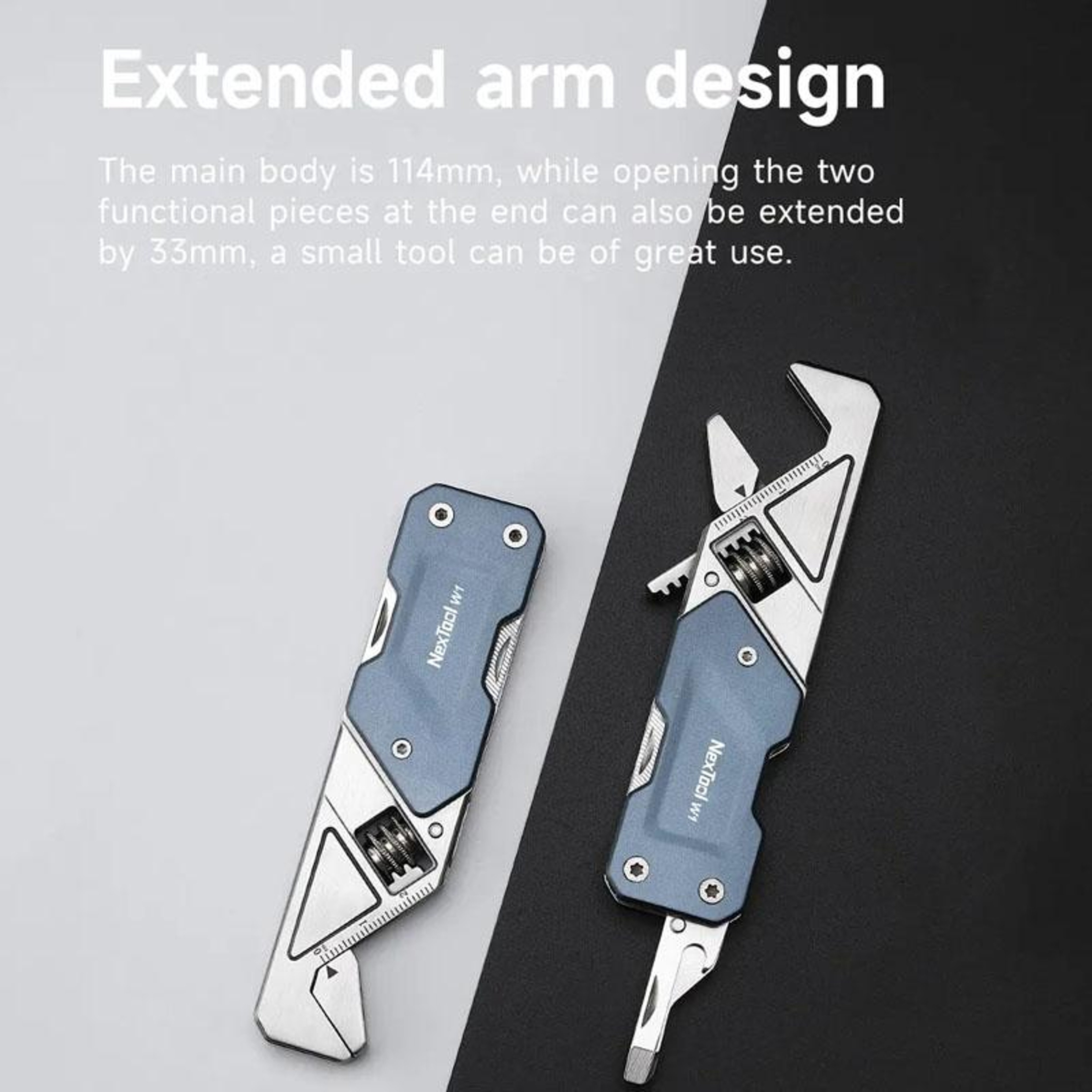 6 In 1 Portable Multi Tool Adjustable Wrench With Knife Screwdriver  Bottle Opener 5