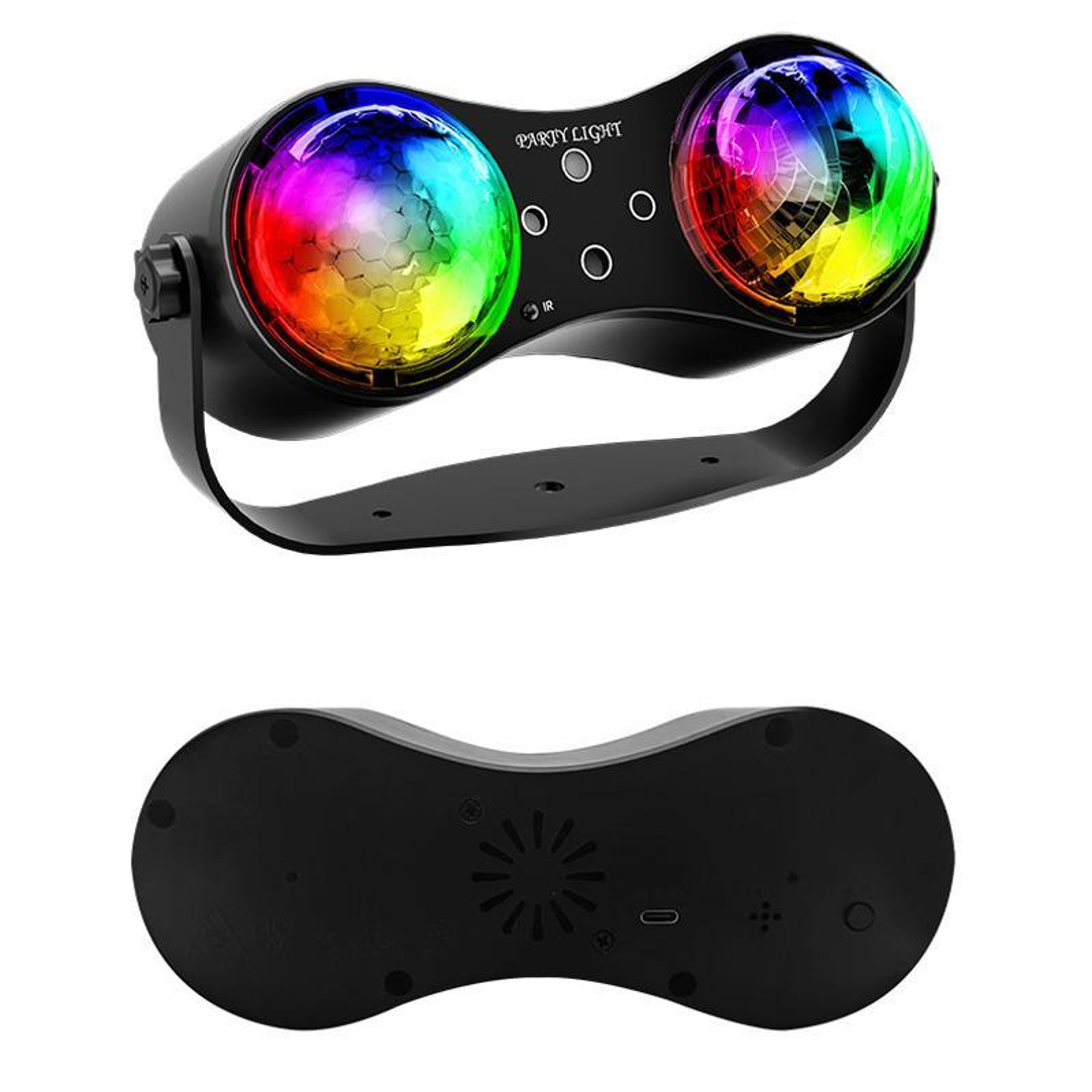 Remote Control LED Stage Light With 7Color Rotating Disco Ball For Parties  Home Atmosphere 6