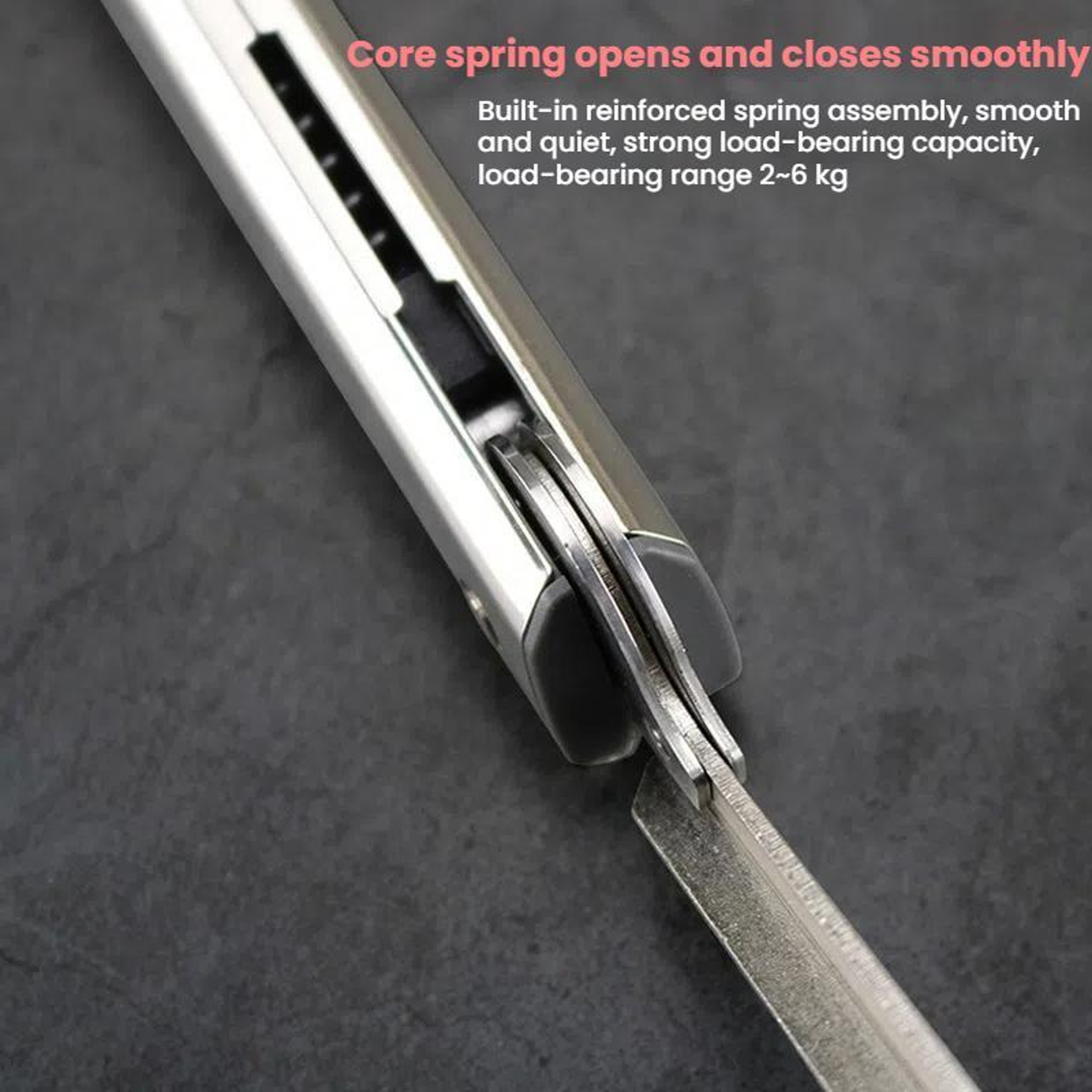 Adjustable Cabinet Lift Support Rod Soft Close Hinge for Upper Doors – view 7