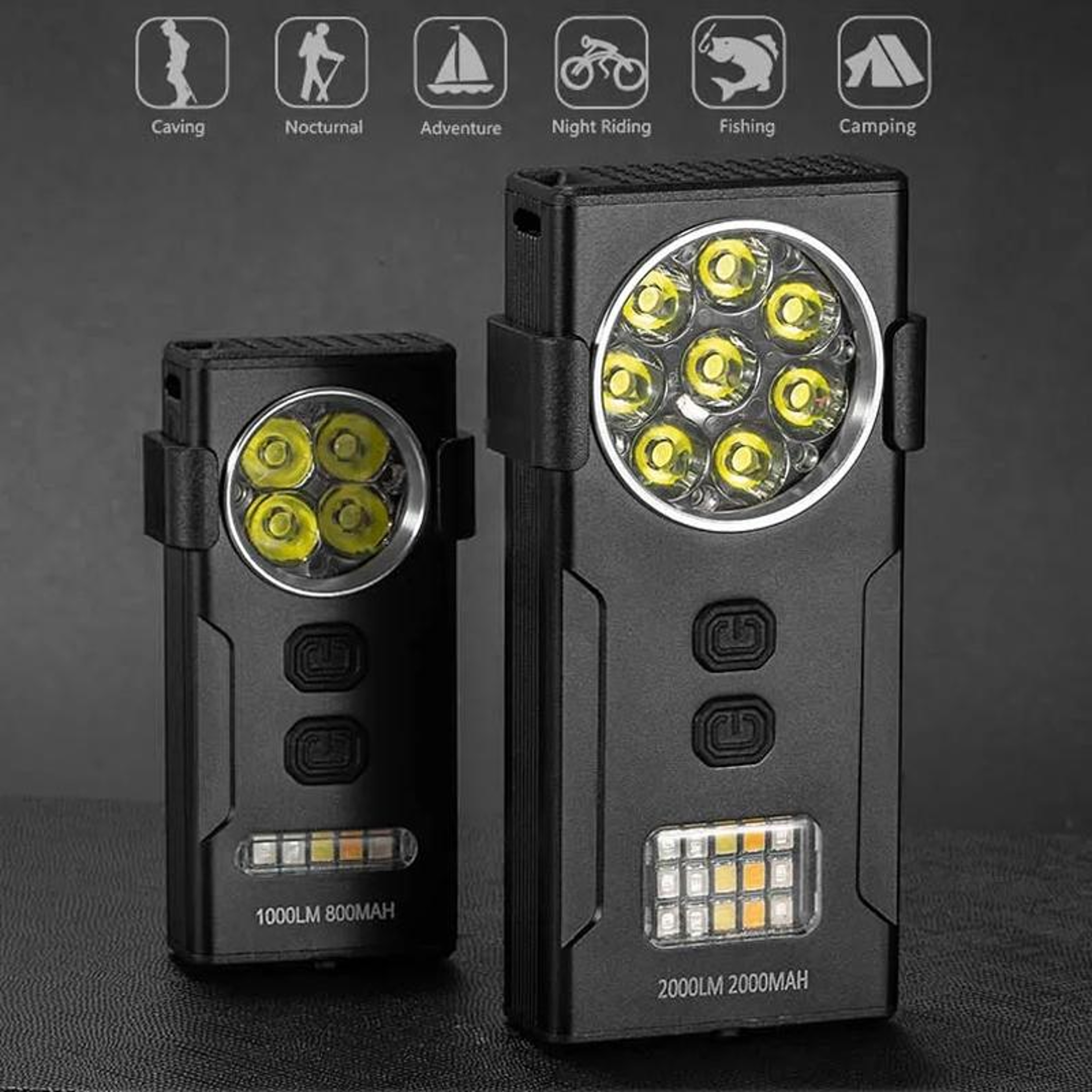 Magnetic Mini Keychain Work Light USB Rechargeable Portable LED Flashlight – view 6