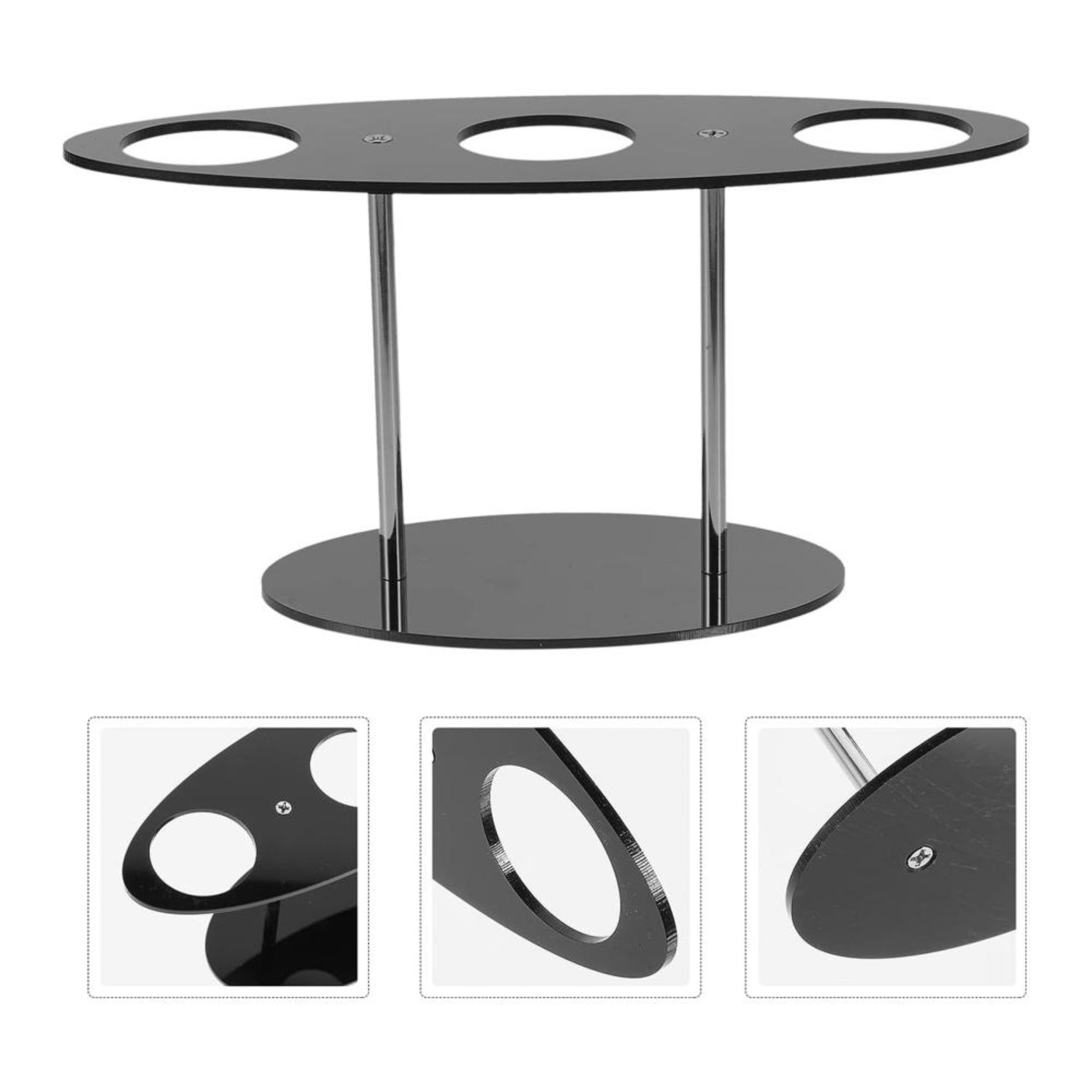 Clear Acrylic Ice Cream Cone Display Stand Rack For Parties  Dessert Presentation 2