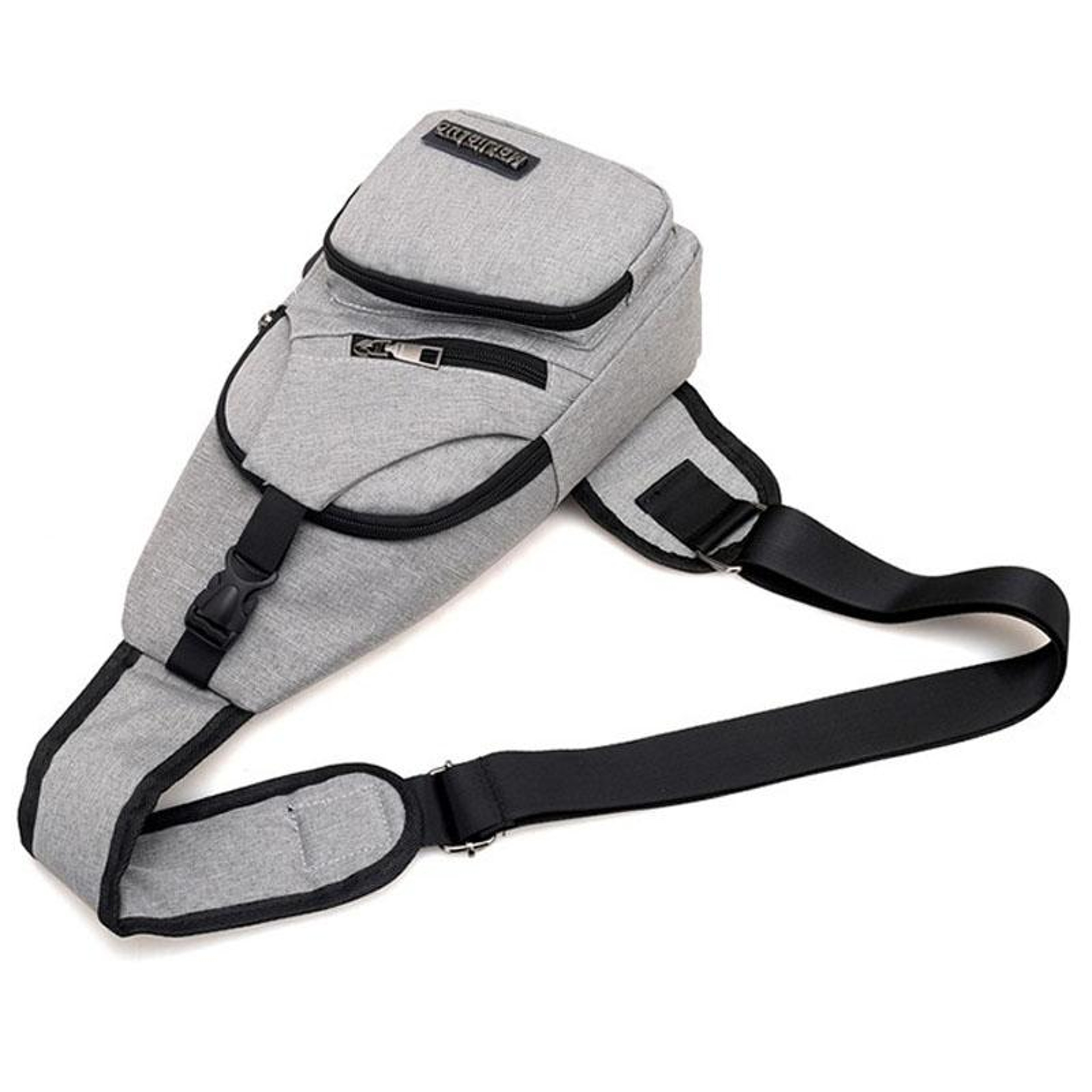 AntiTheft Men Chest Bag With USB Charging Lightweight Crossbody Sling Bag 1