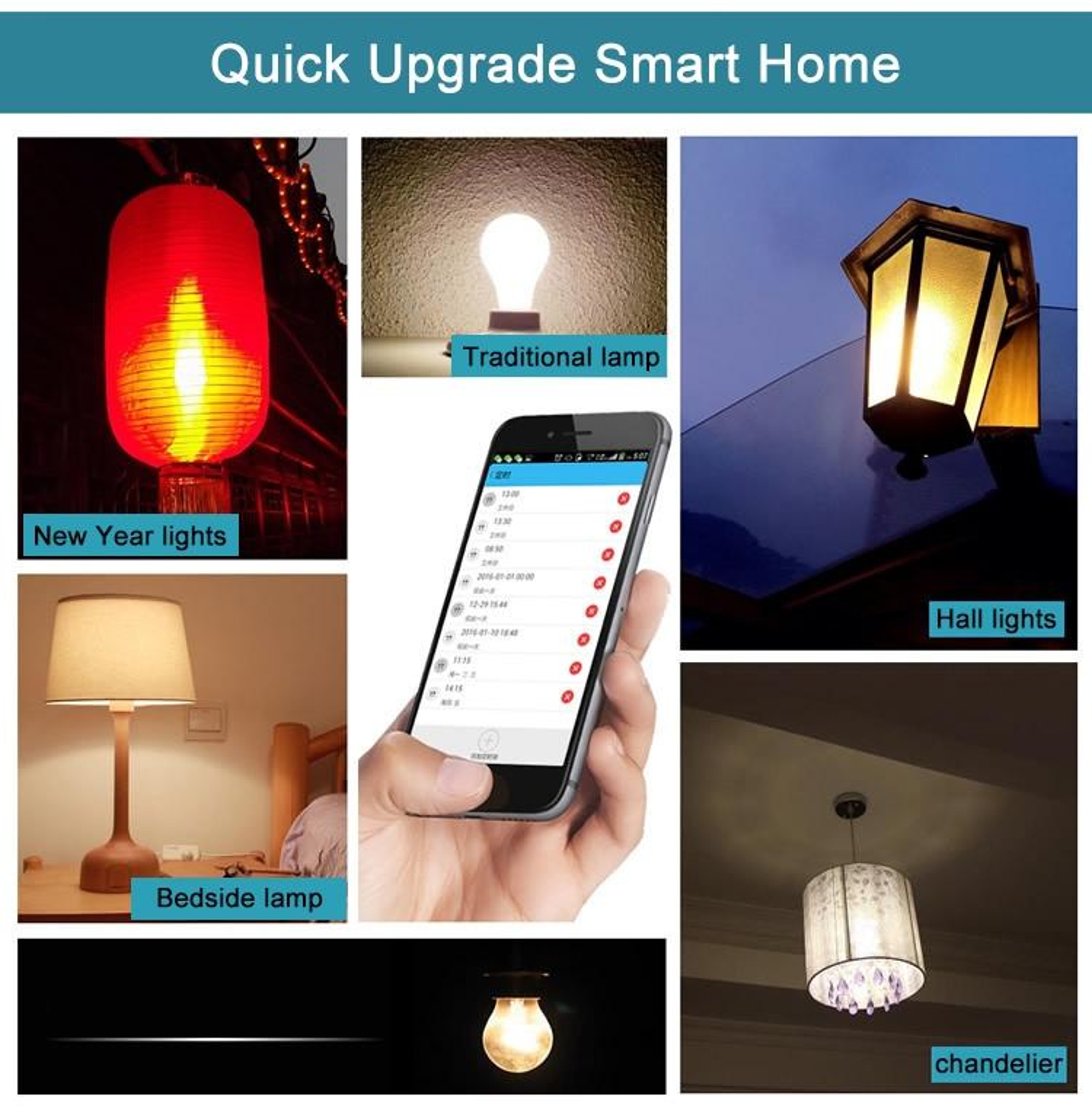 Sonoff WiFi Smart Light Socket With Alexa Voice Control  E27 Remote Lamp Holder 9