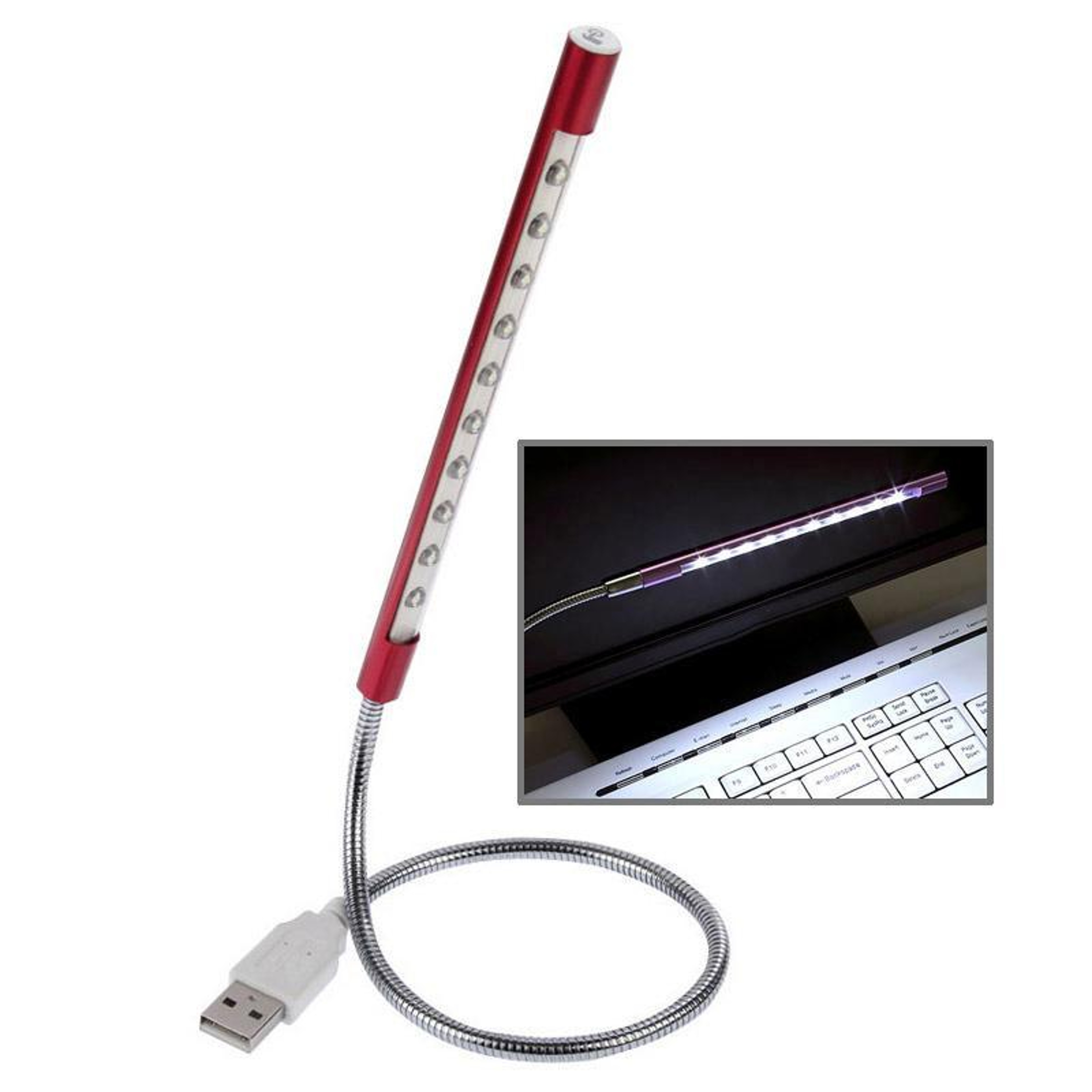 Portable USB LED Light For Laptop  Travel Reading 10