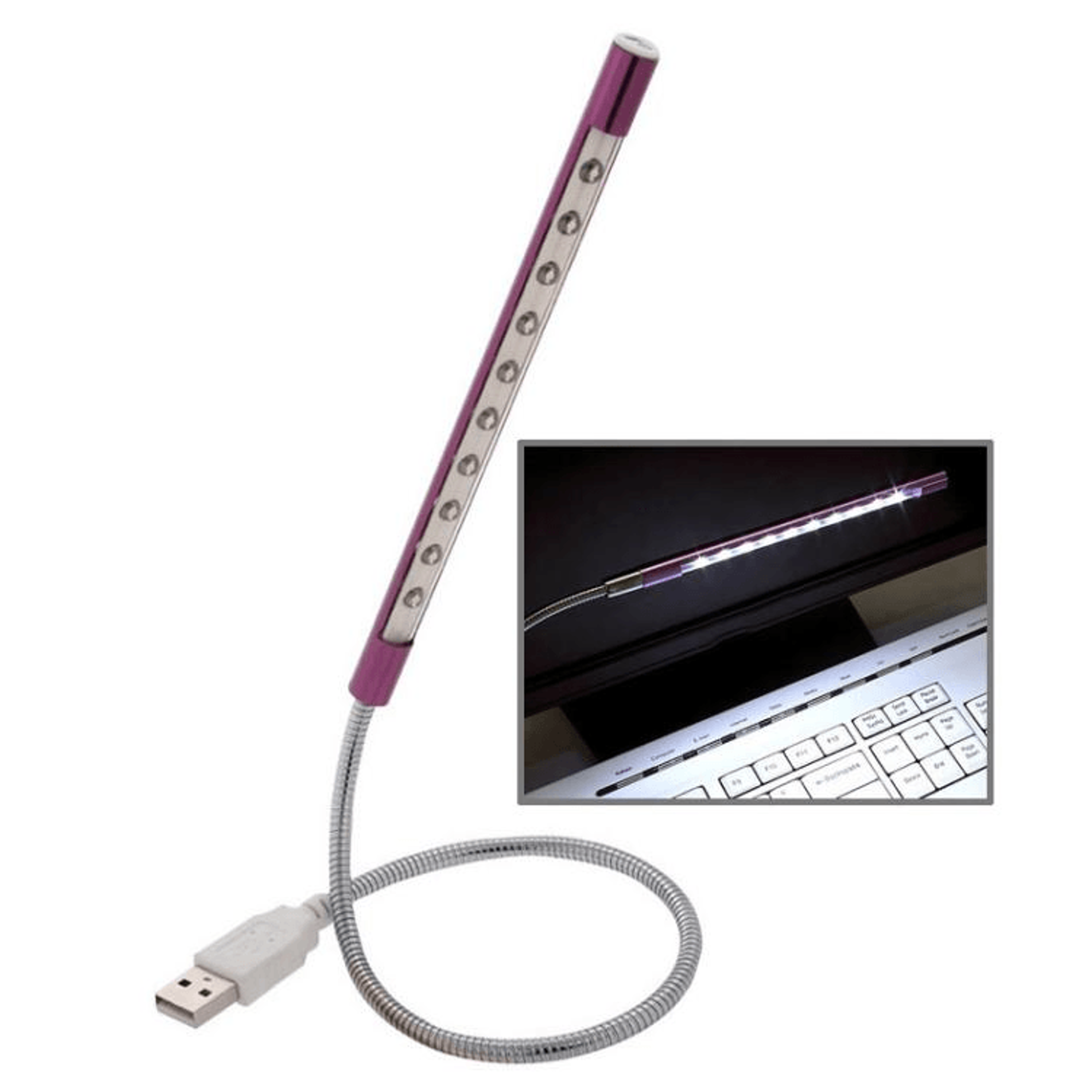 Portable USB LED Light For Laptop  Travel Reading 7