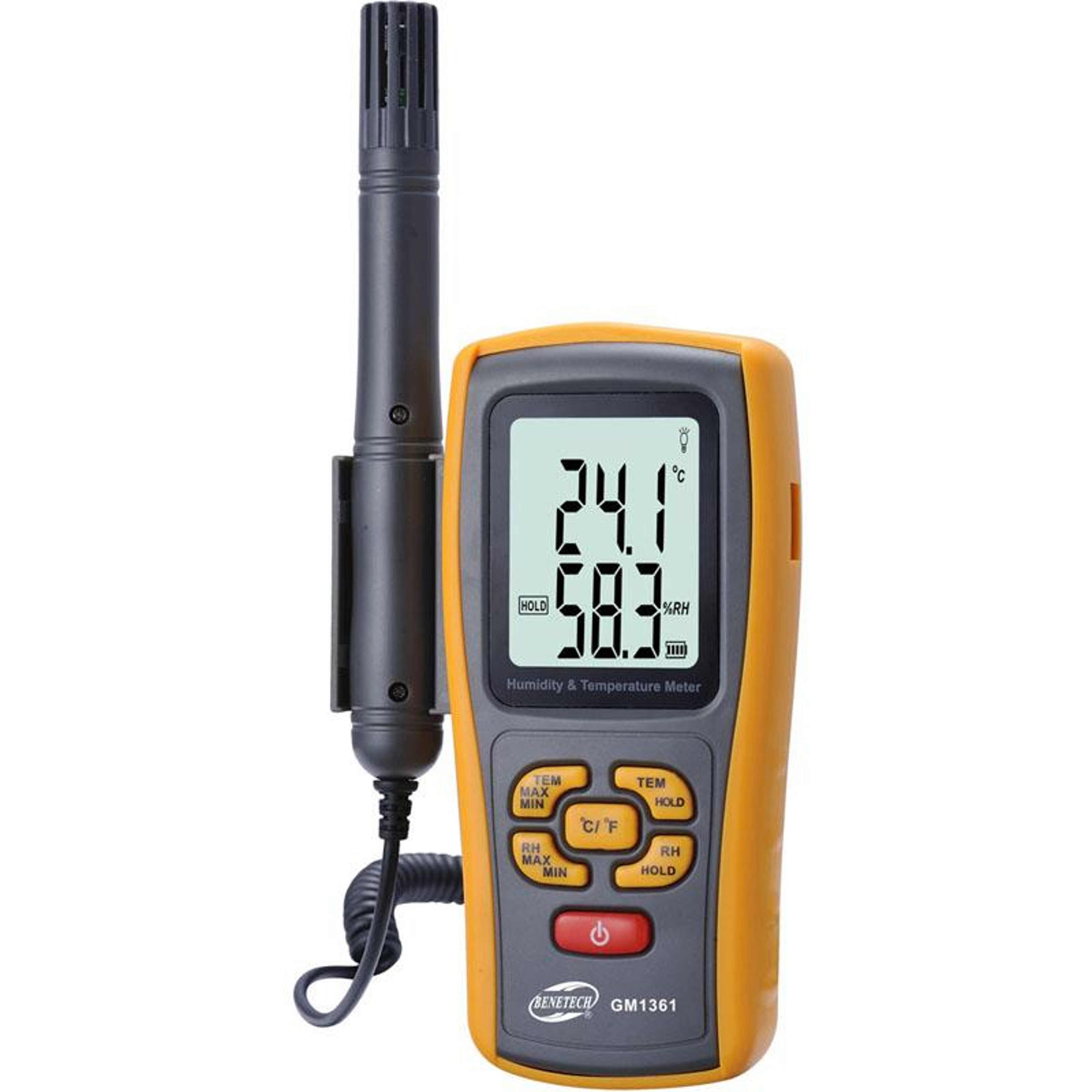 Digital Hygrometer Thermometer With 25 Inch Display For Accurate Indoor Temperature Monitoring 1