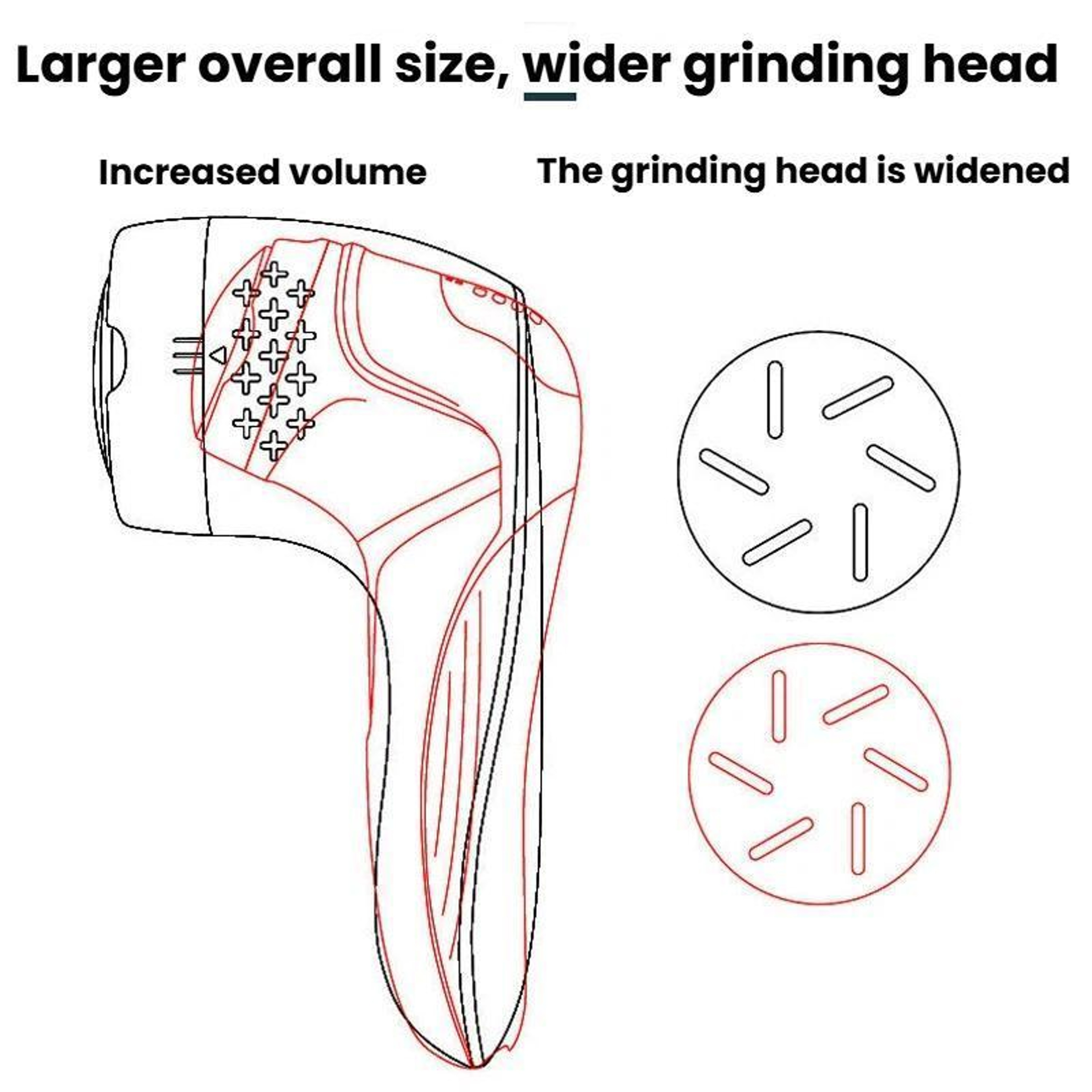 Smart Vacuum Electric Foot File With LCD Display  Waterproof Callus Remover 3
