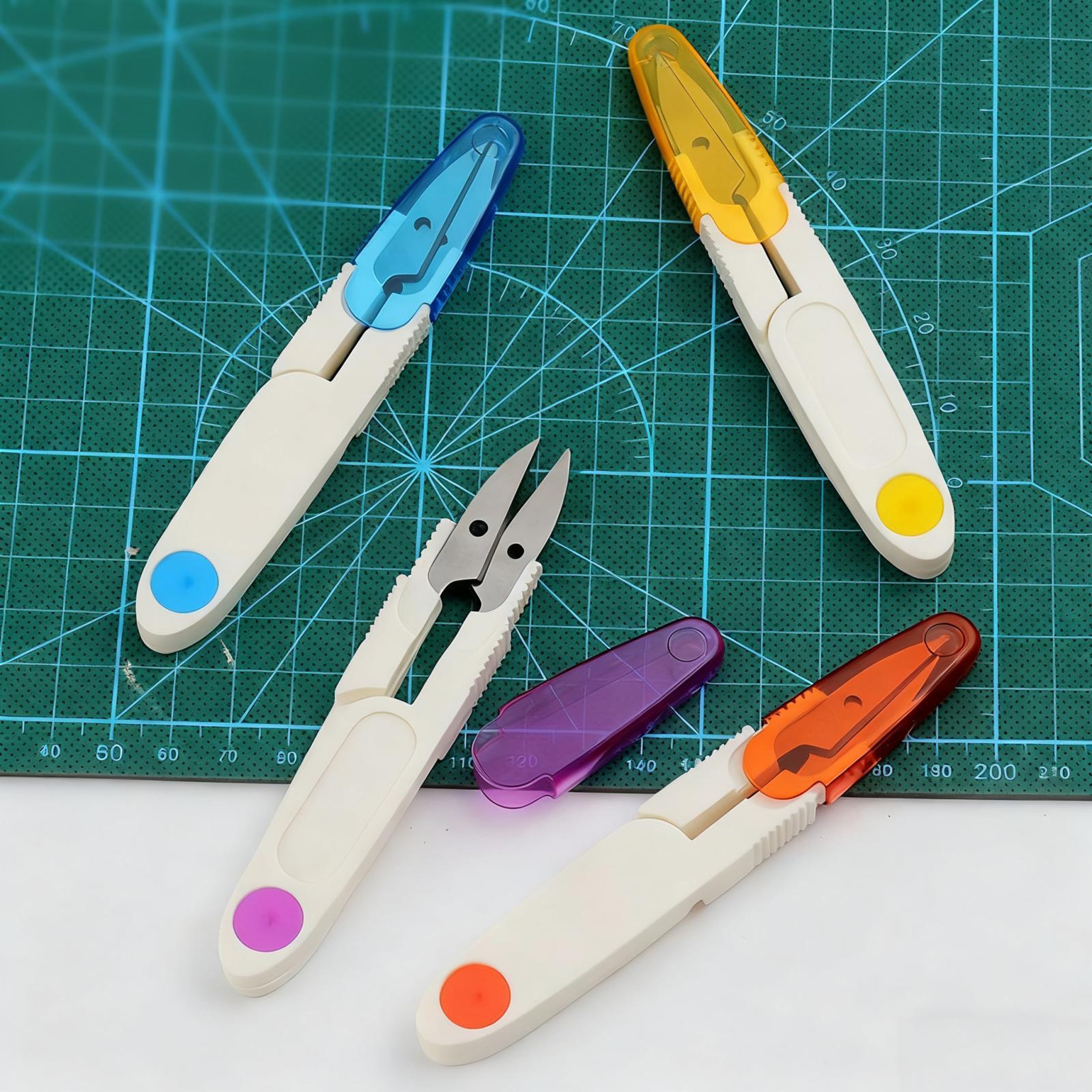 Cross Stitch Scissors With Protective Cover For Thread Trimming  Sewing Crafts 0