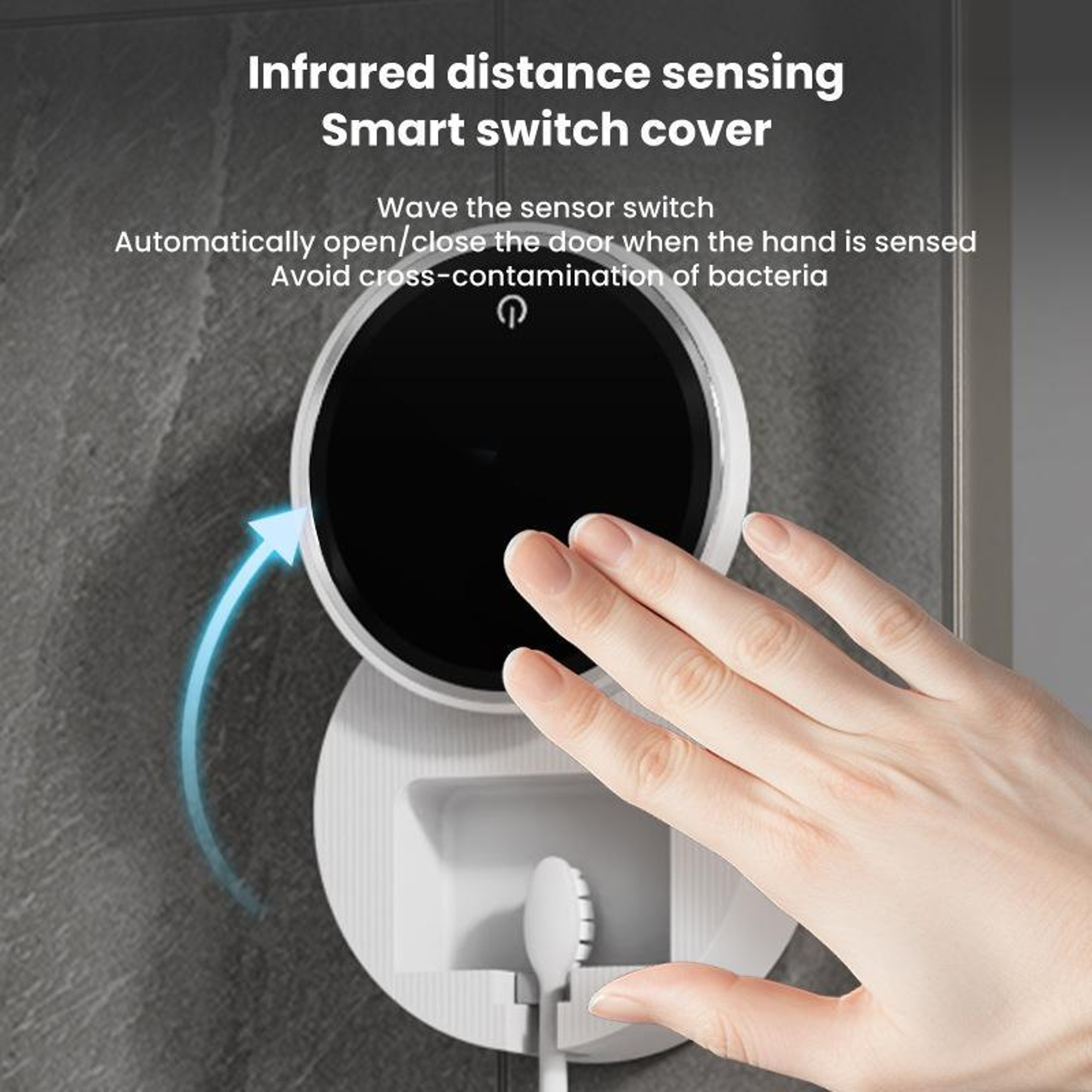 Smart UV Toothbrush Sanitizer Holder with Razor Rack & Sensor Display – view 4